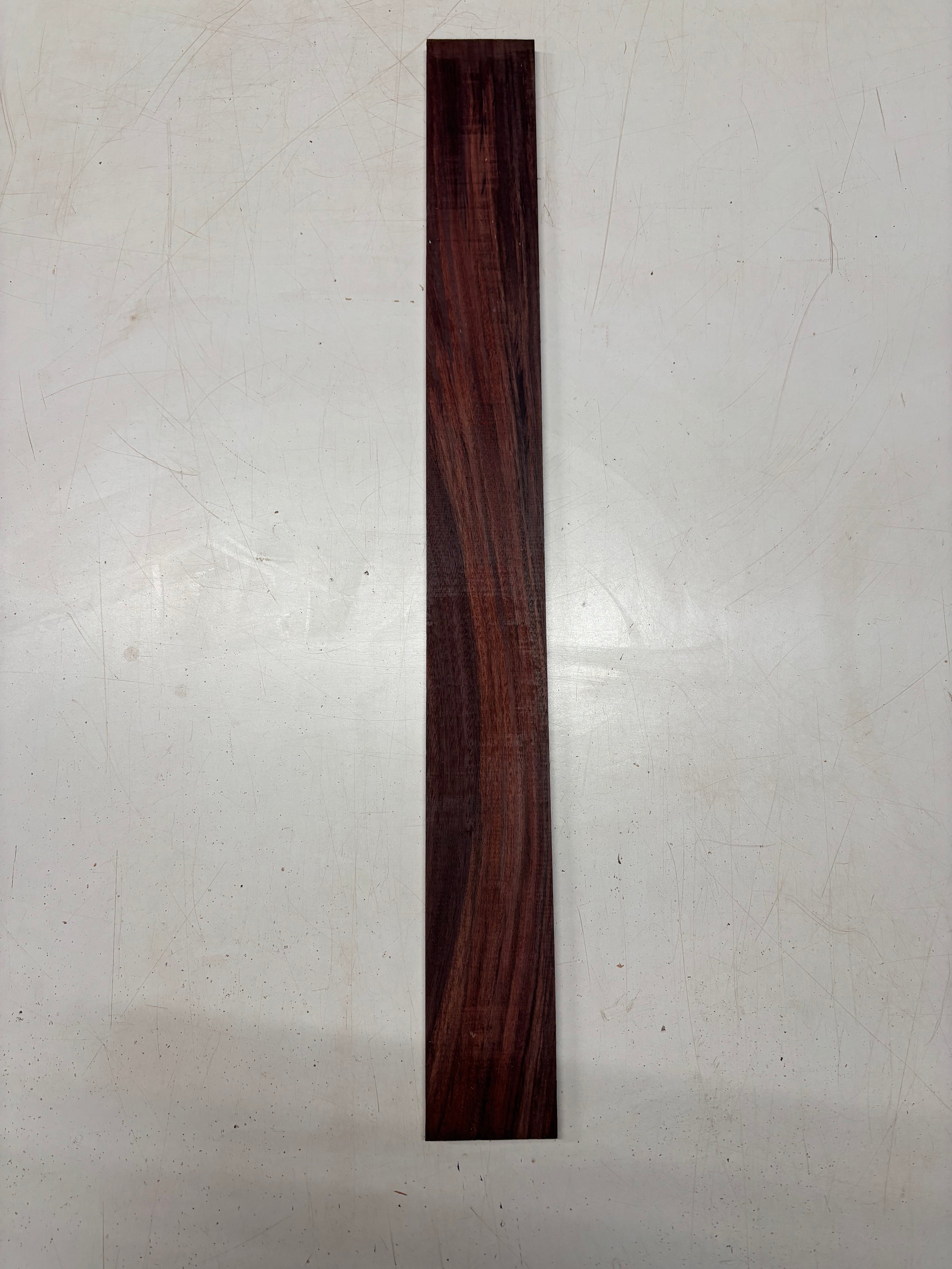 1 Piece, Royal Indian Rosewood Fingerboard Blank 28"x3"x3/8"#7757 - Exotic Wood Zone