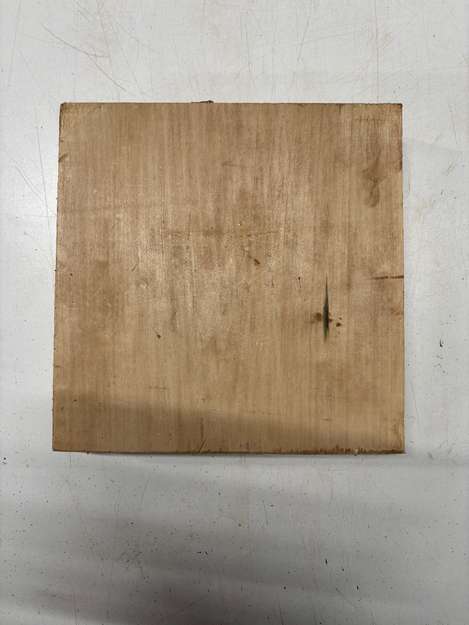 1 Piece, Basswood Bowl Blank 10"x10"x2"#5667