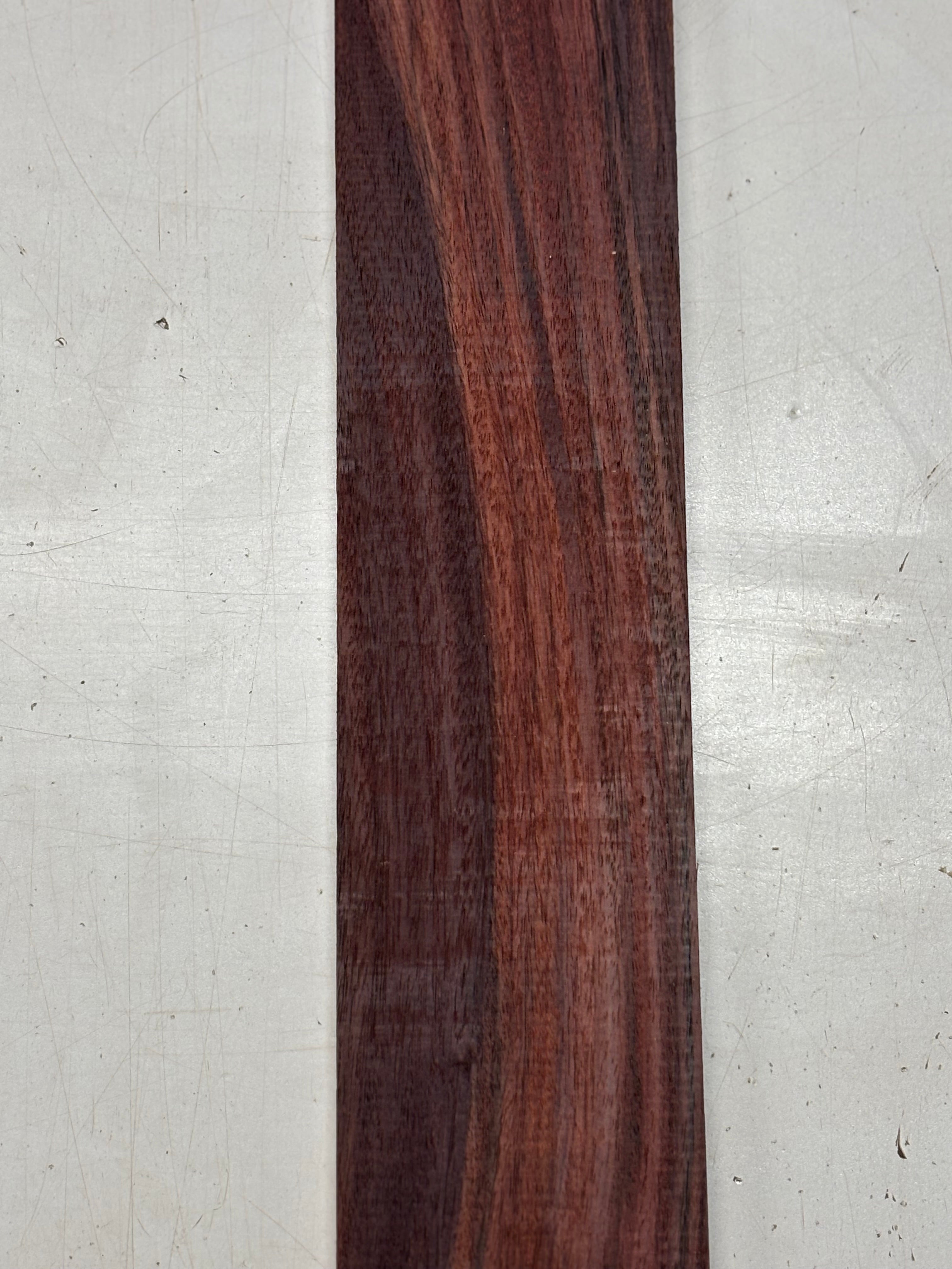 1 Piece, Royal Indian Rosewood Fingerboard Blank 28"x3"x3/8"#7757 - Exotic Wood Zone