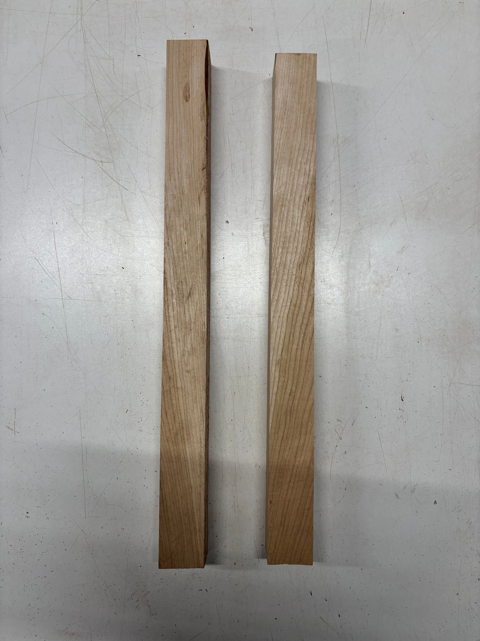 2 Pack, Cherry Turning Wood Blank 18"x1-1/2"x1-1/2"#5669