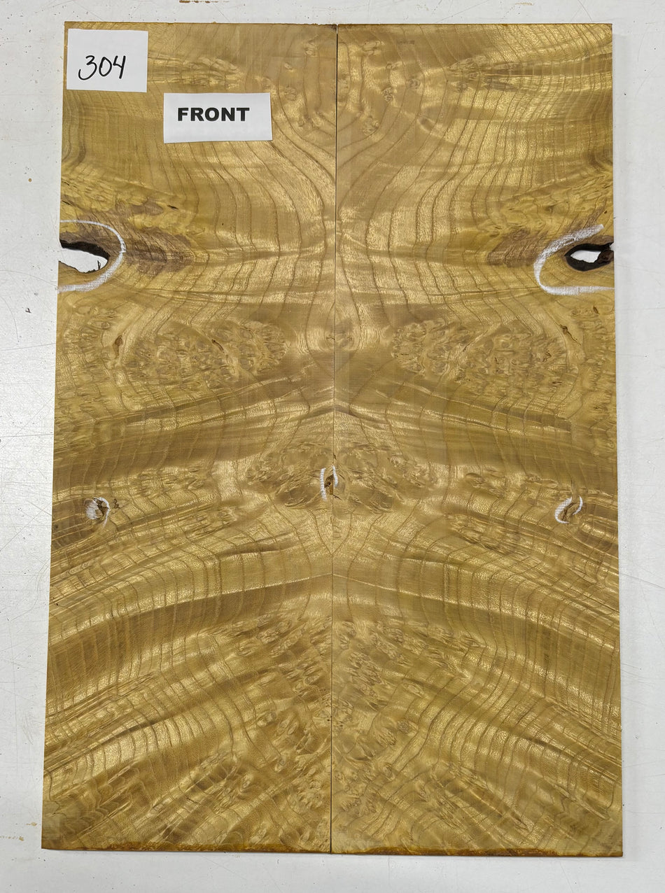 Osage Orange Burl Guitar Drop Top 21" x 7" x 3/8" #304