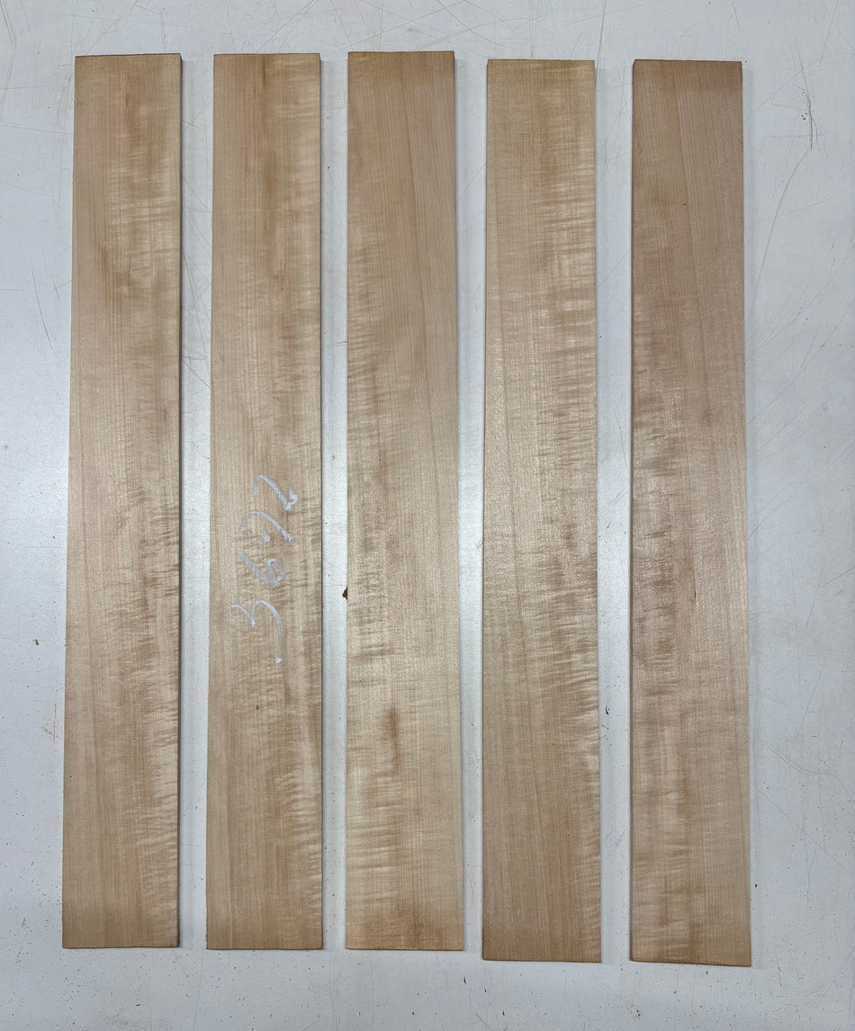 5 Pack, Flame Basswood Thin Stock Lumber 24"x3"x1/4"#5672