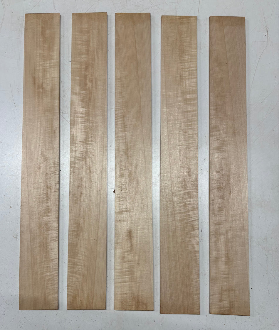 5 Pack, Flame Basswood Thin Stock Lumber 24"x3"x1/4"#5672