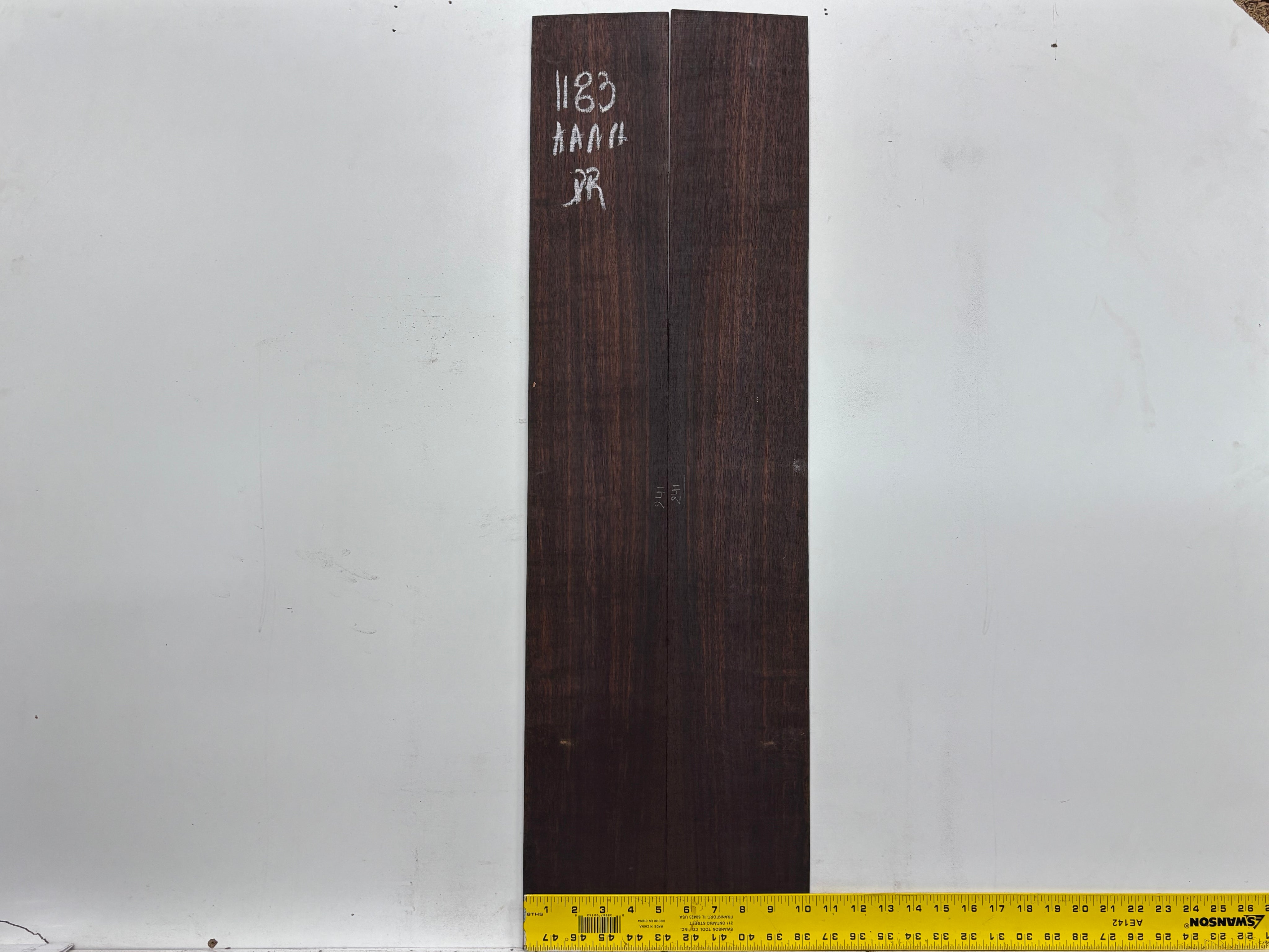 East Indian Rosewood Dreadnought AAAA Grade Guitar Back & Side Set #1183 - Exotic Wood Zone