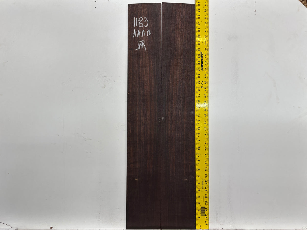East Indian Rosewood Dreadnought AAAA Grade Guitar Back & Side Set #1183 - Exotic Wood Zone