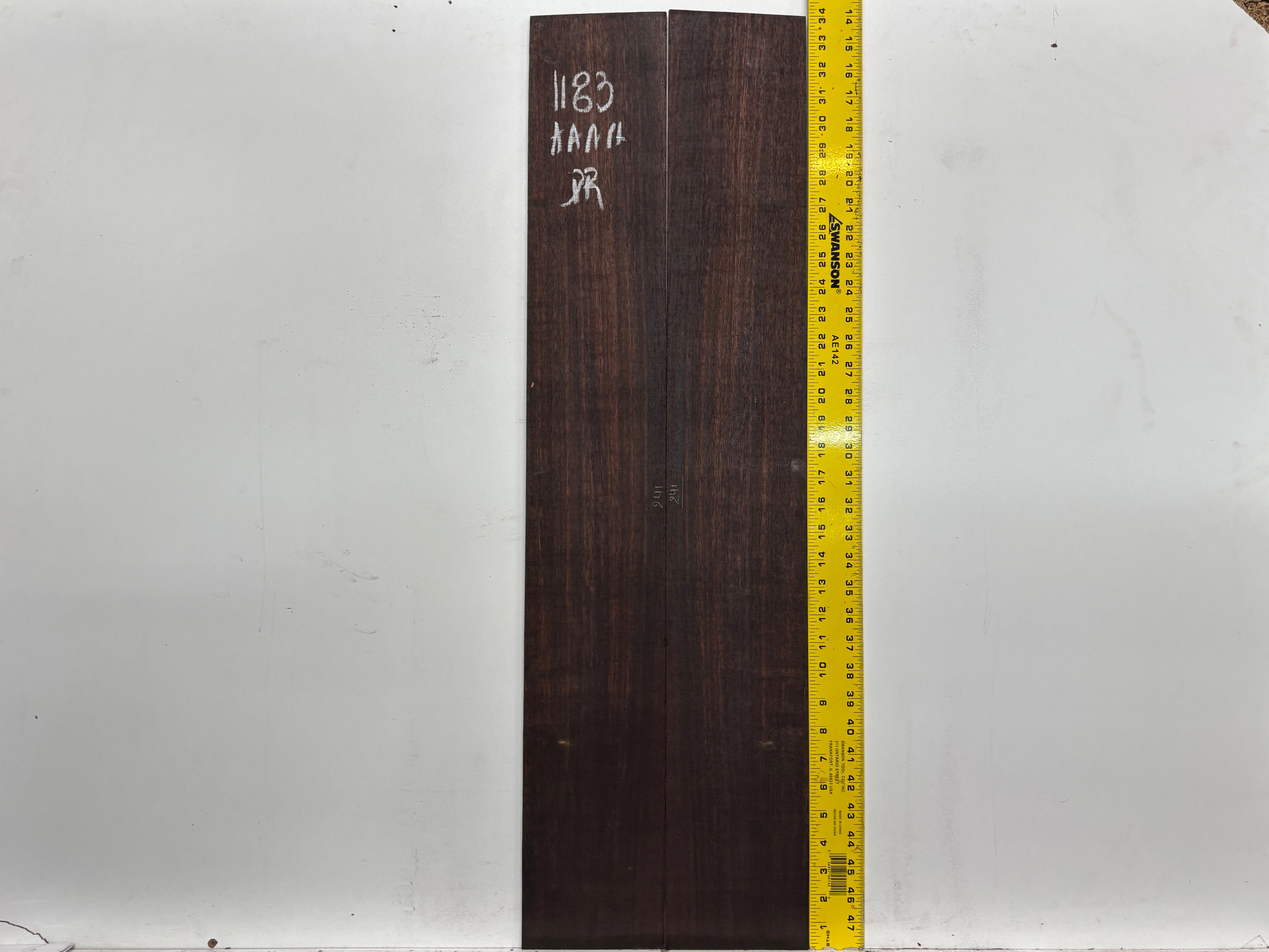 East Indian Rosewood Dreadnought AAAA Grade Guitar Back & Side Set #1183 - Exotic Wood Zone