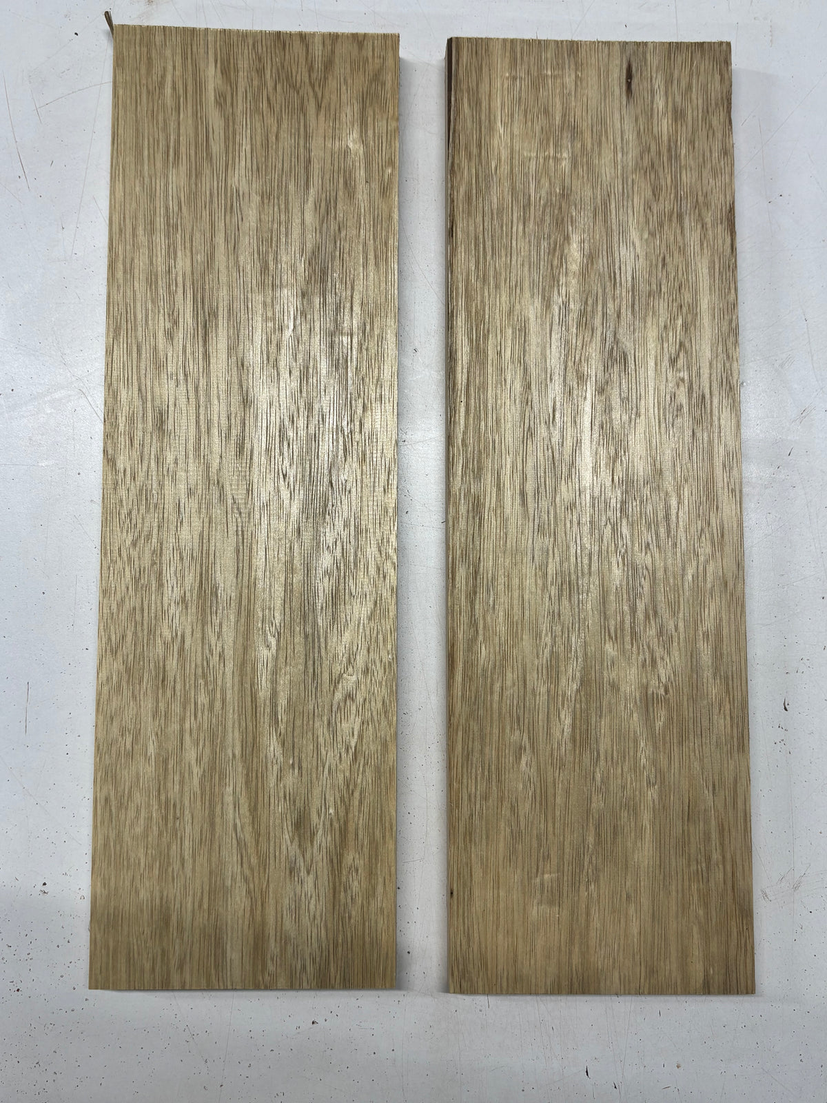 2 Pack, White Limba Thin Stock Lumber 18"x5-1/2"x3/4" , 18"x5-1/2"x7/8"#7767 - Exotic Wood Zone