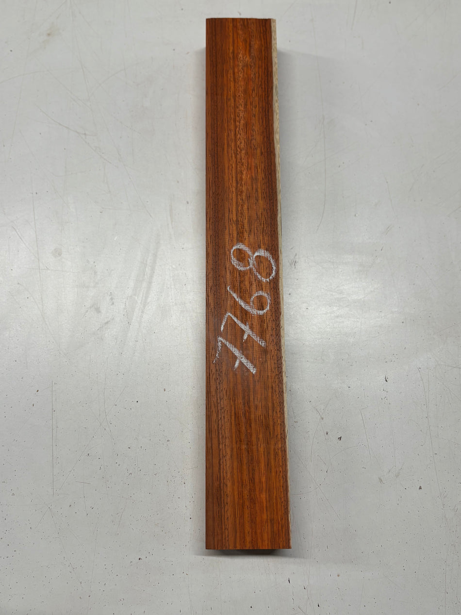 1 Piece, Padauk Lumber Board Blank 19"x2-3/4"x1-7/8"#7768 - Exotic Wood Zone