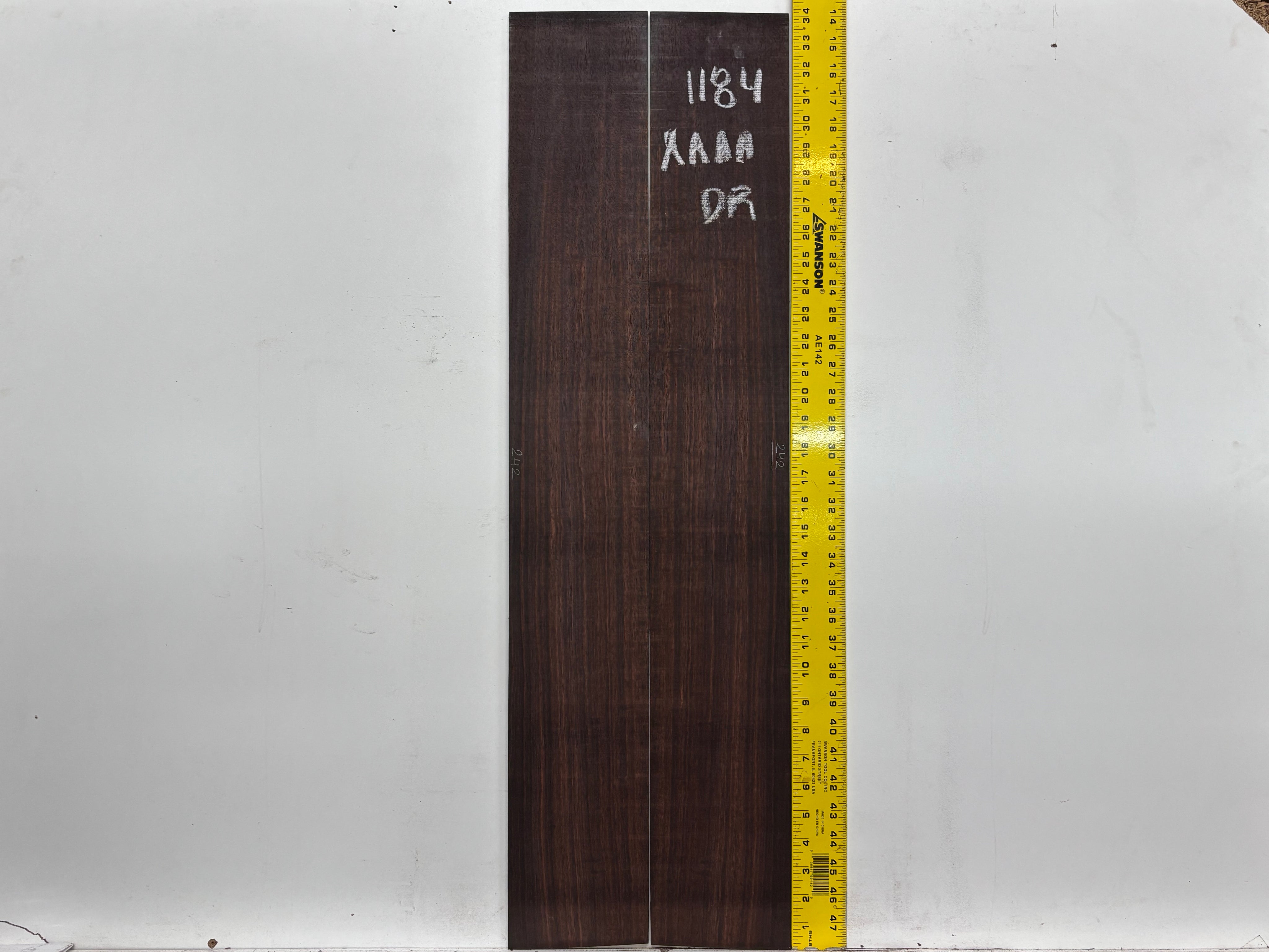 East Indian Rosewood Dreadnought AAAA Grade Guitar Back & Side Set #1184 Exotic Wood Zone 