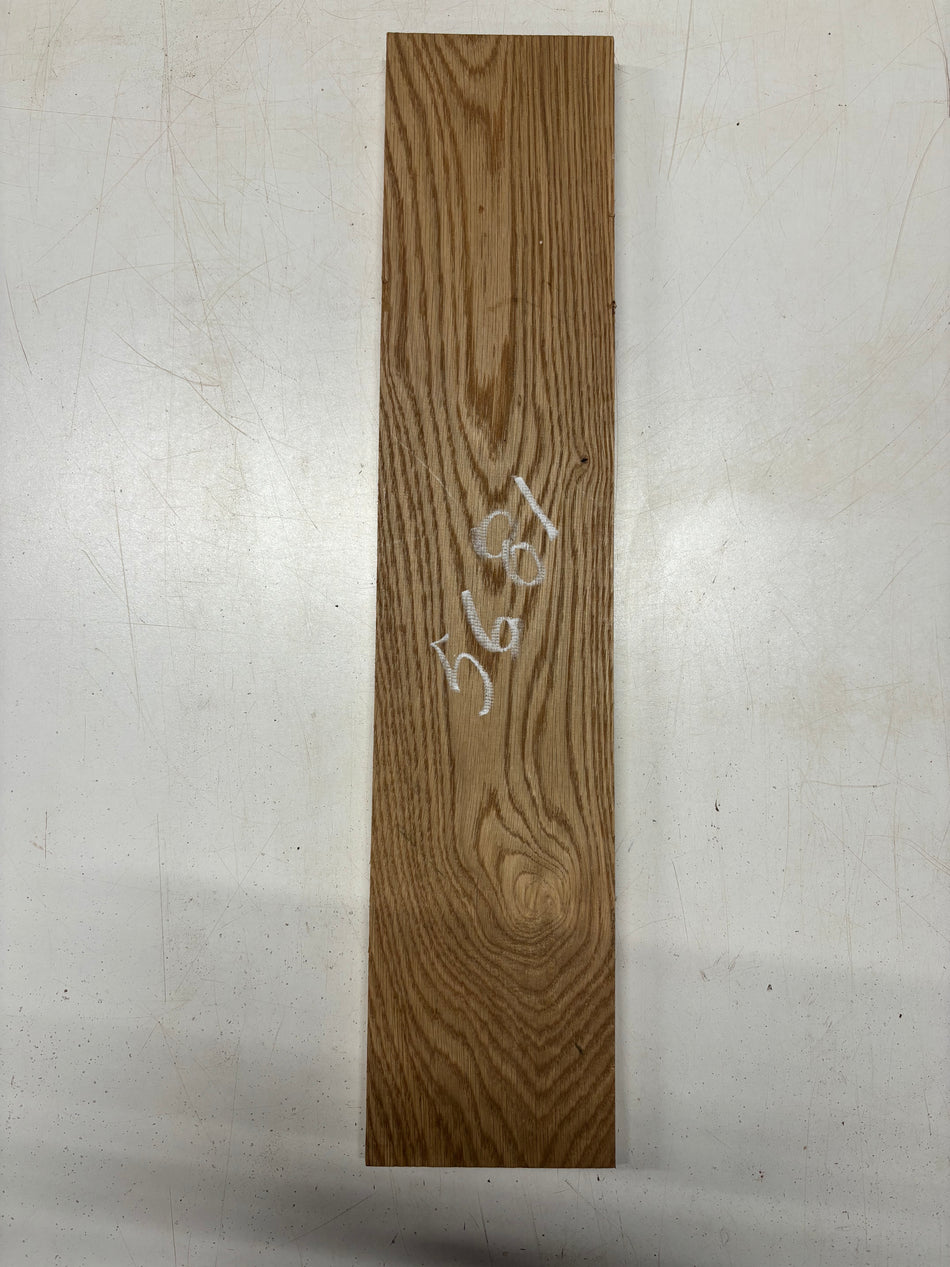 1 Piece, White Oak Thin Stock Lumber 24"x3"x7/8"#5681