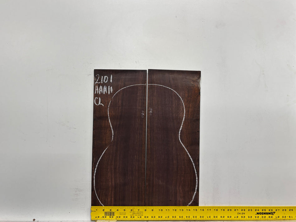 East Indian Rosewood Classical AAAA Grade Guitar Back & Side Set #2101 - Exotic Wood Zone