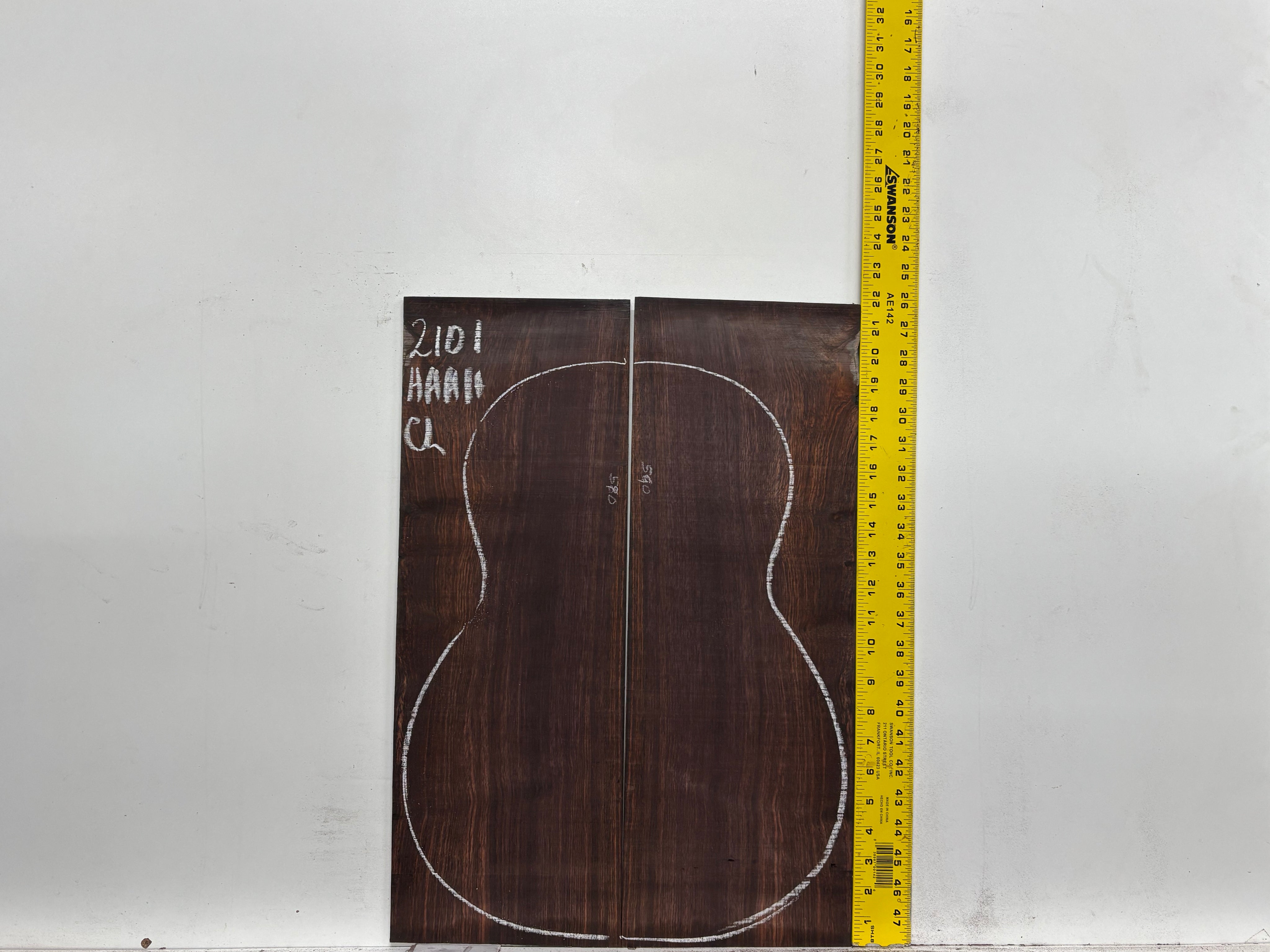 East Indian Rosewood Classical AAAA Grade Guitar Back & Side Set #2101 - Exotic Wood Zone