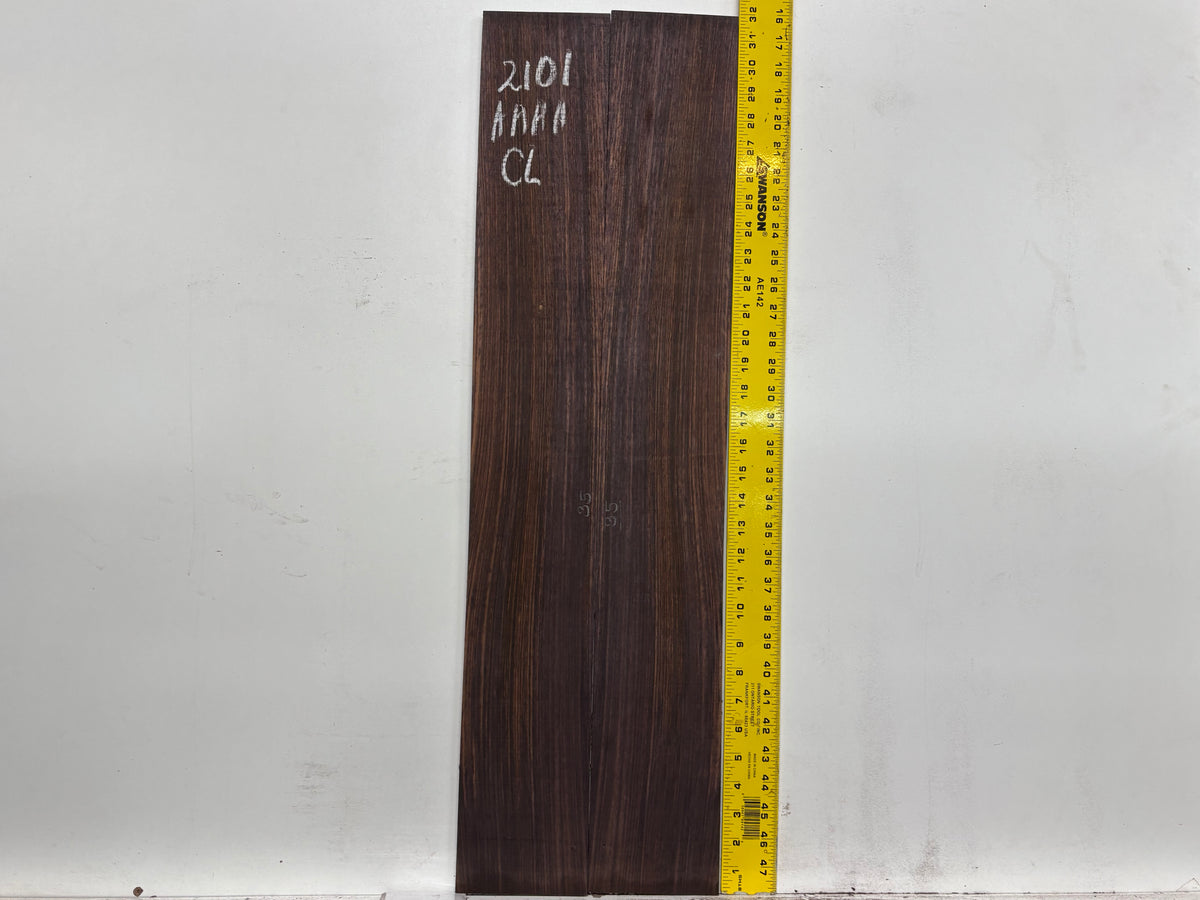 East Indian Rosewood Classical AAAA Grade Guitar Back & Side Set #2101 - Exotic Wood Zone