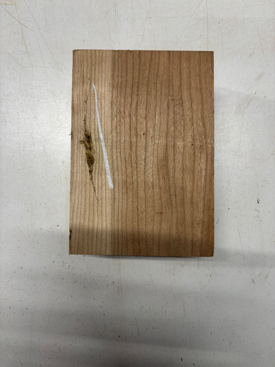 1 Piece, Cherry Lumber Board Blank 7"x5"x3"#5689