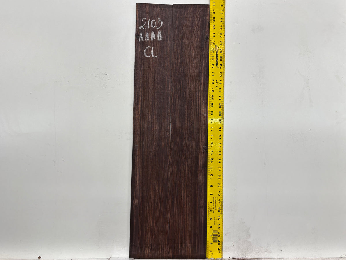 East Indian Rosewood Classical AAAA Grade Guitar Back & Side Set #2103 - Exotic Wood Zone
