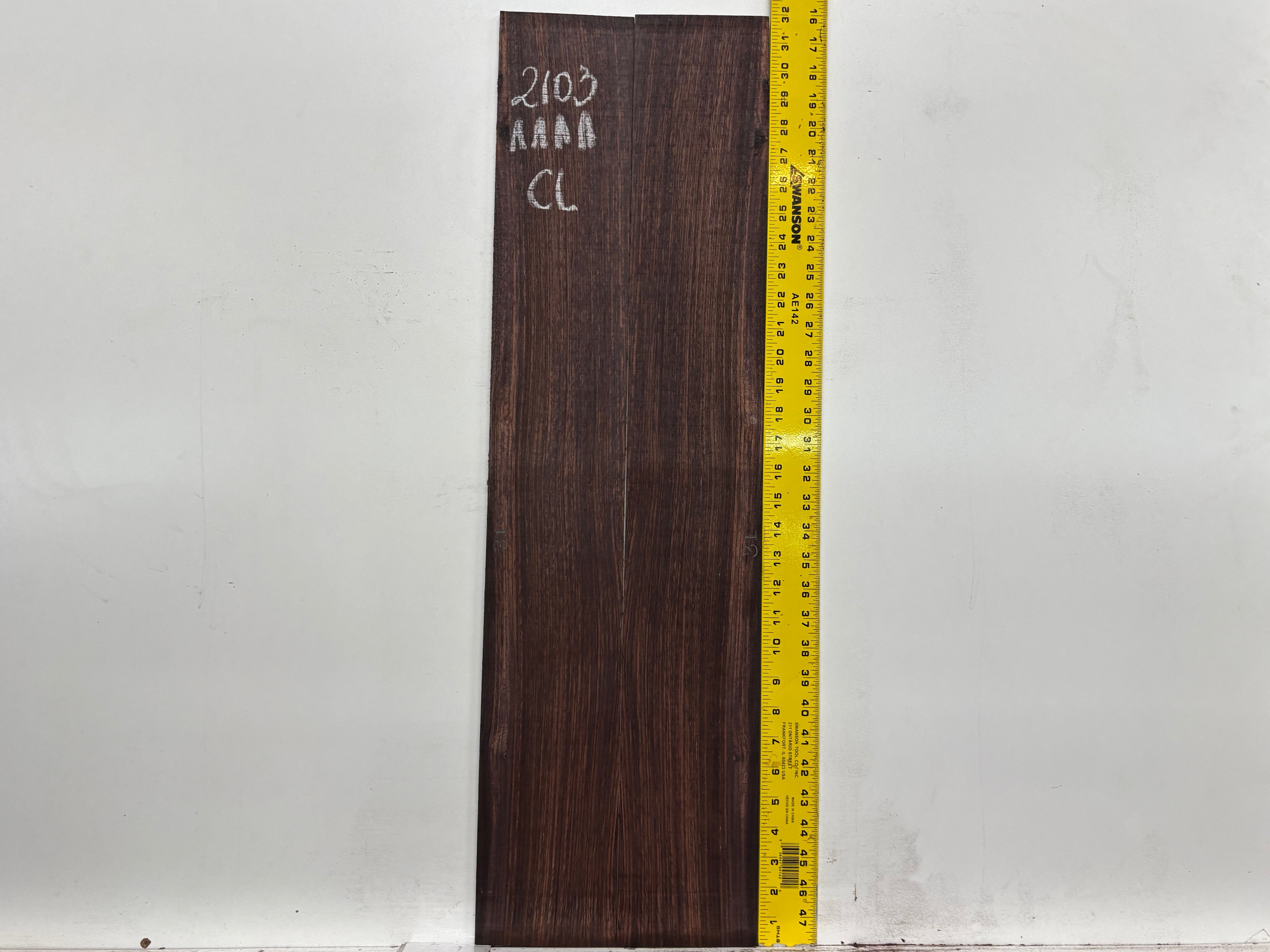 East Indian Rosewood Classical AAAA Grade Guitar Back & Side Set #2103 - Exotic Wood Zone