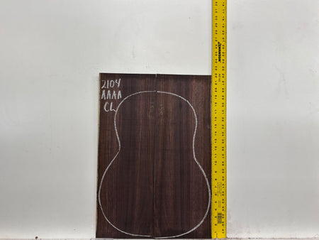 East Indian Rosewood Classical AAAA Grade Guitar Back & Side Set #2104 - Exotic Wood Zone