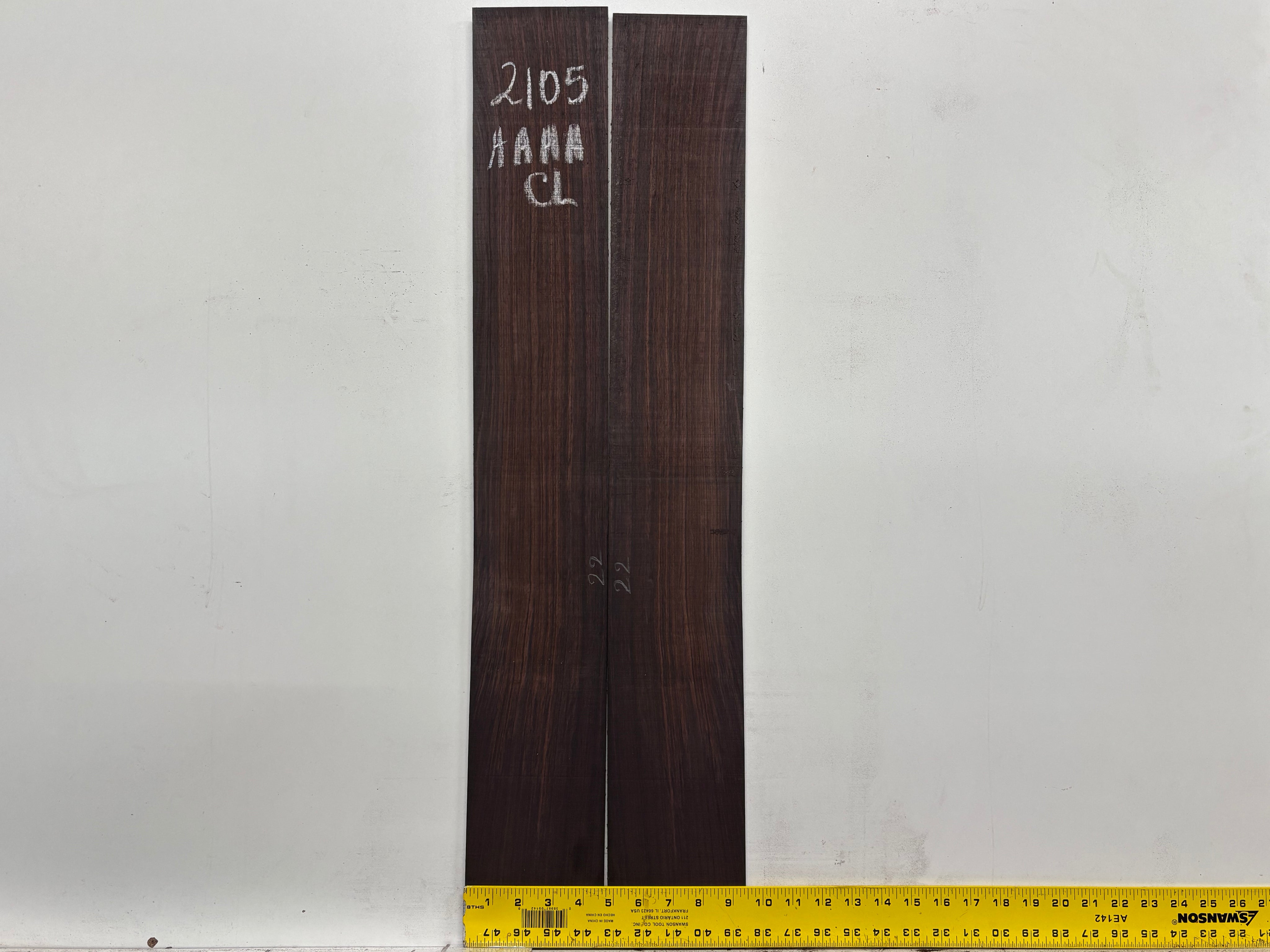 East Indian Rosewood Classical AAAA Grade Guitar Back & Side Set #2105 - Exotic Wood Zone