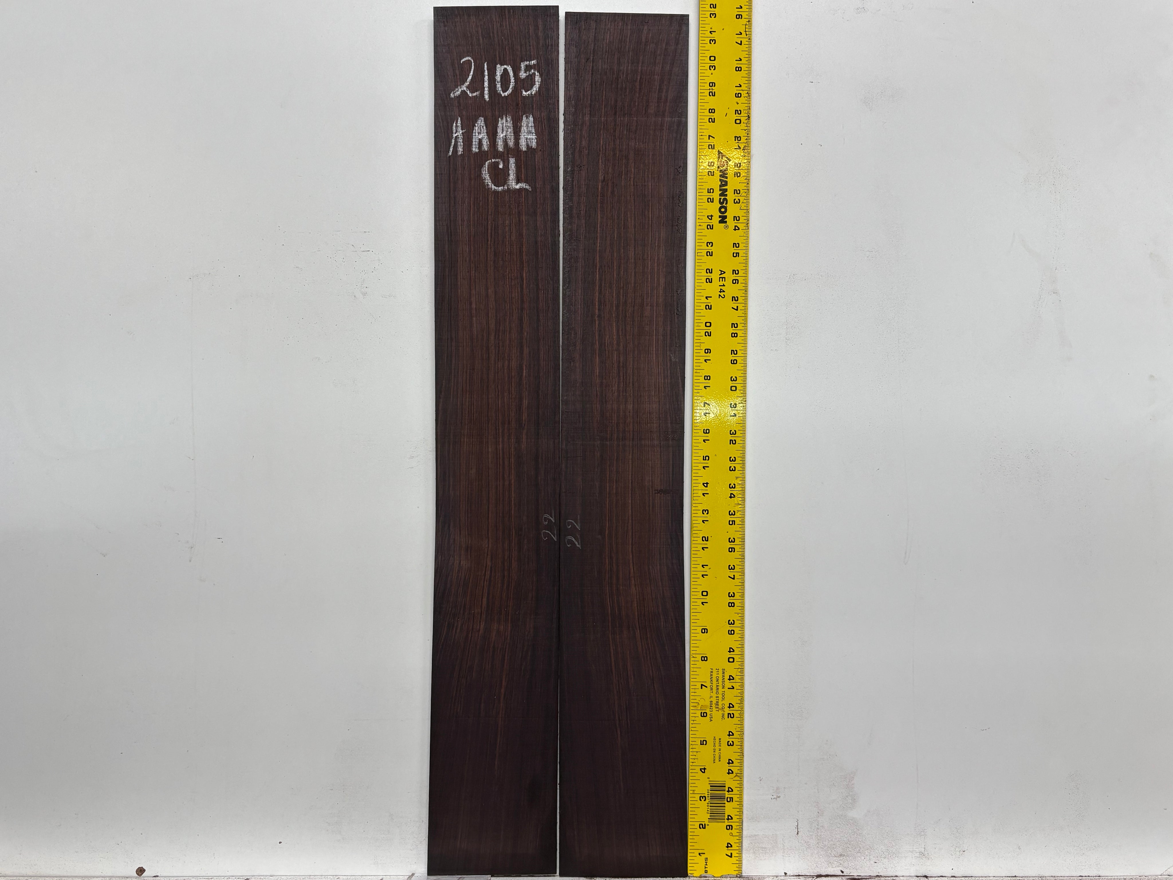 East Indian Rosewood Classical AAAA Grade Guitar Back & Side Set #2105 - Exotic Wood Zone