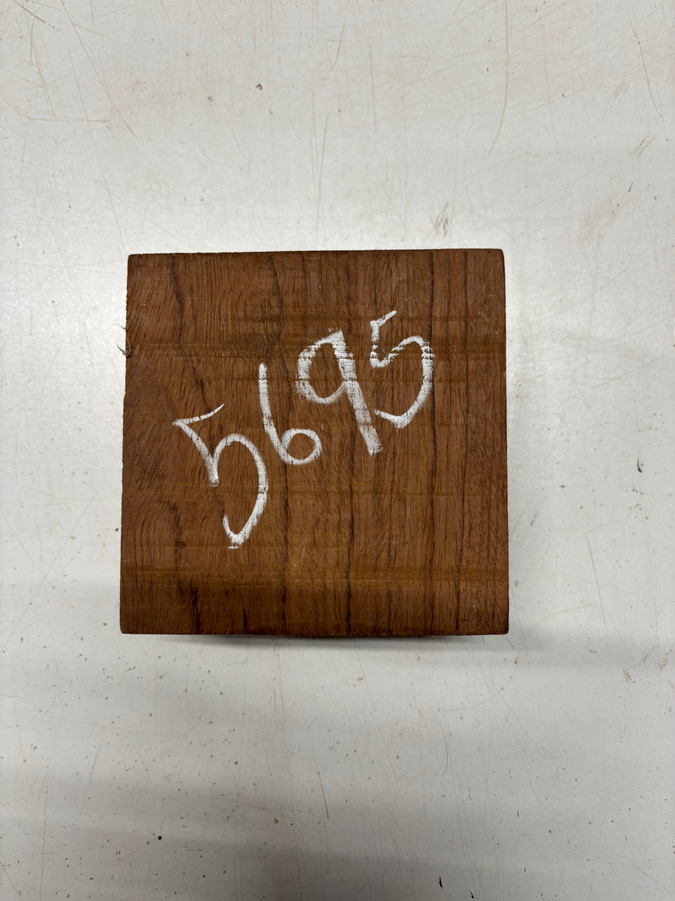 1 Piece, Bubinga Bowl Blank 5"x5"x3"#5695