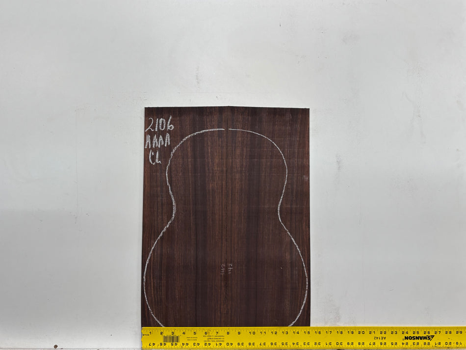 East Indian Rosewood Classical AAAA Grade Guitar Back & Side Set #2106 - Exotic Wood Zone