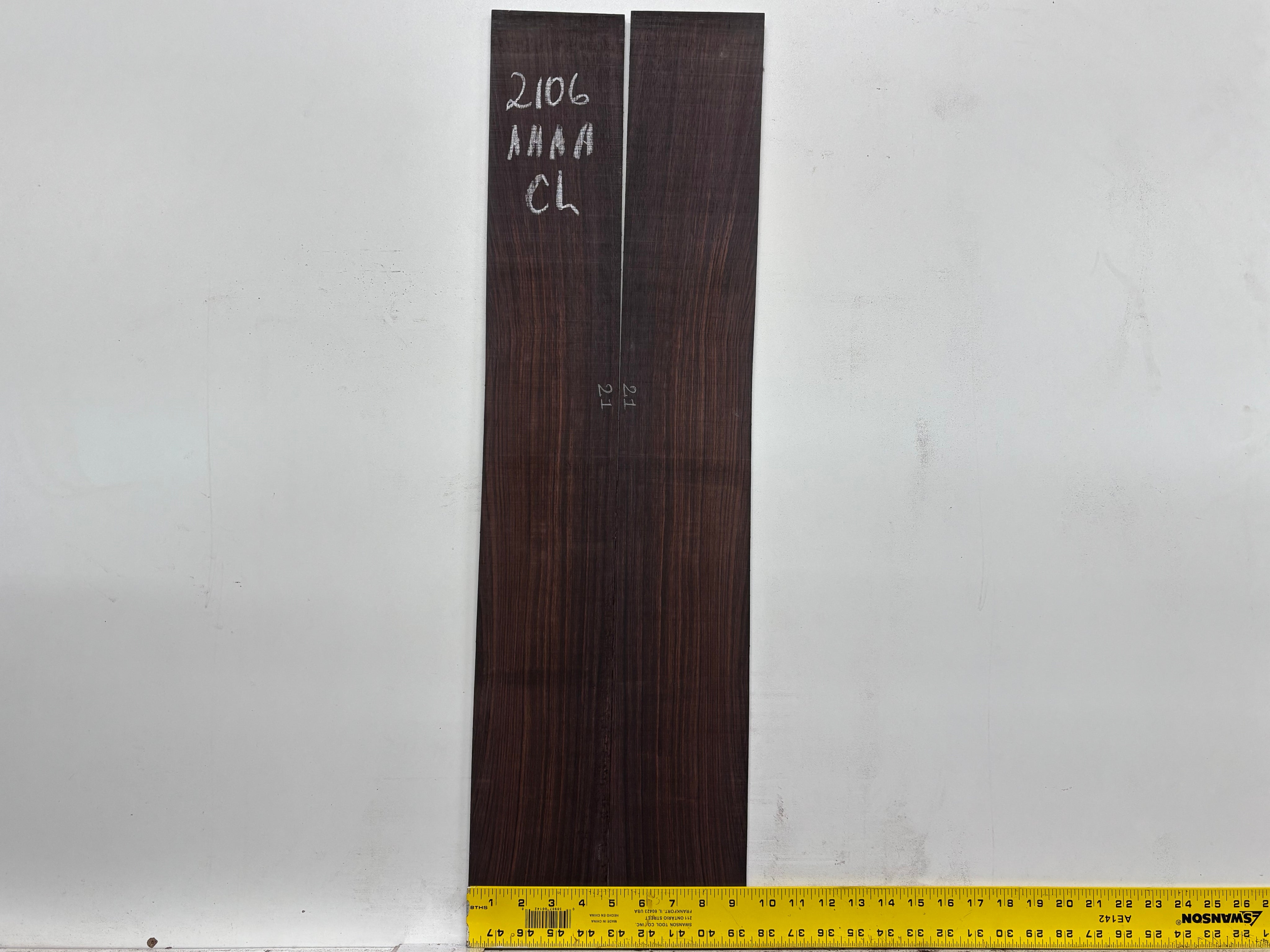 East Indian Rosewood Classical AAAA Grade Guitar Back & Side Set #2106 - Exotic Wood Zone