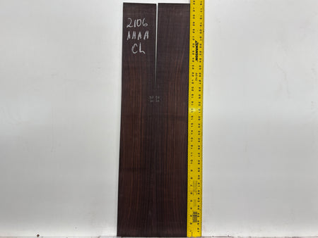 East Indian Rosewood Classical AAAA Grade Guitar Back & Side Set #2106 - Exotic Wood Zone