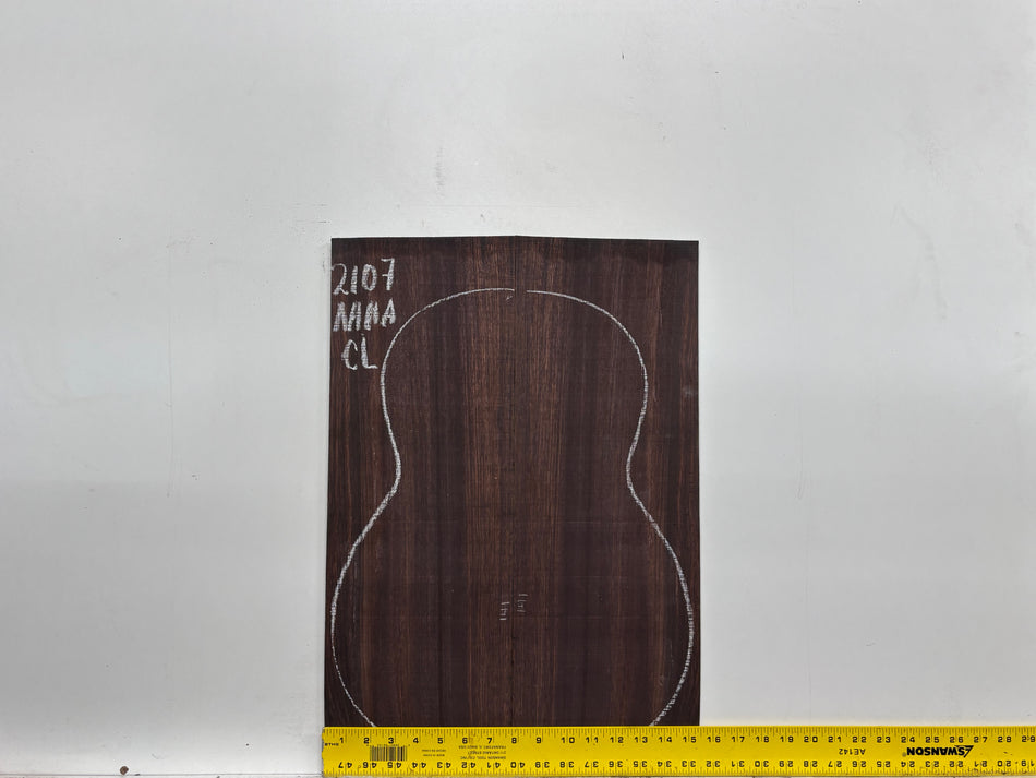 East Indian Rosewood Classical AAAA Grade Guitar Back & Side Set #2107 - Exotic Wood Zone