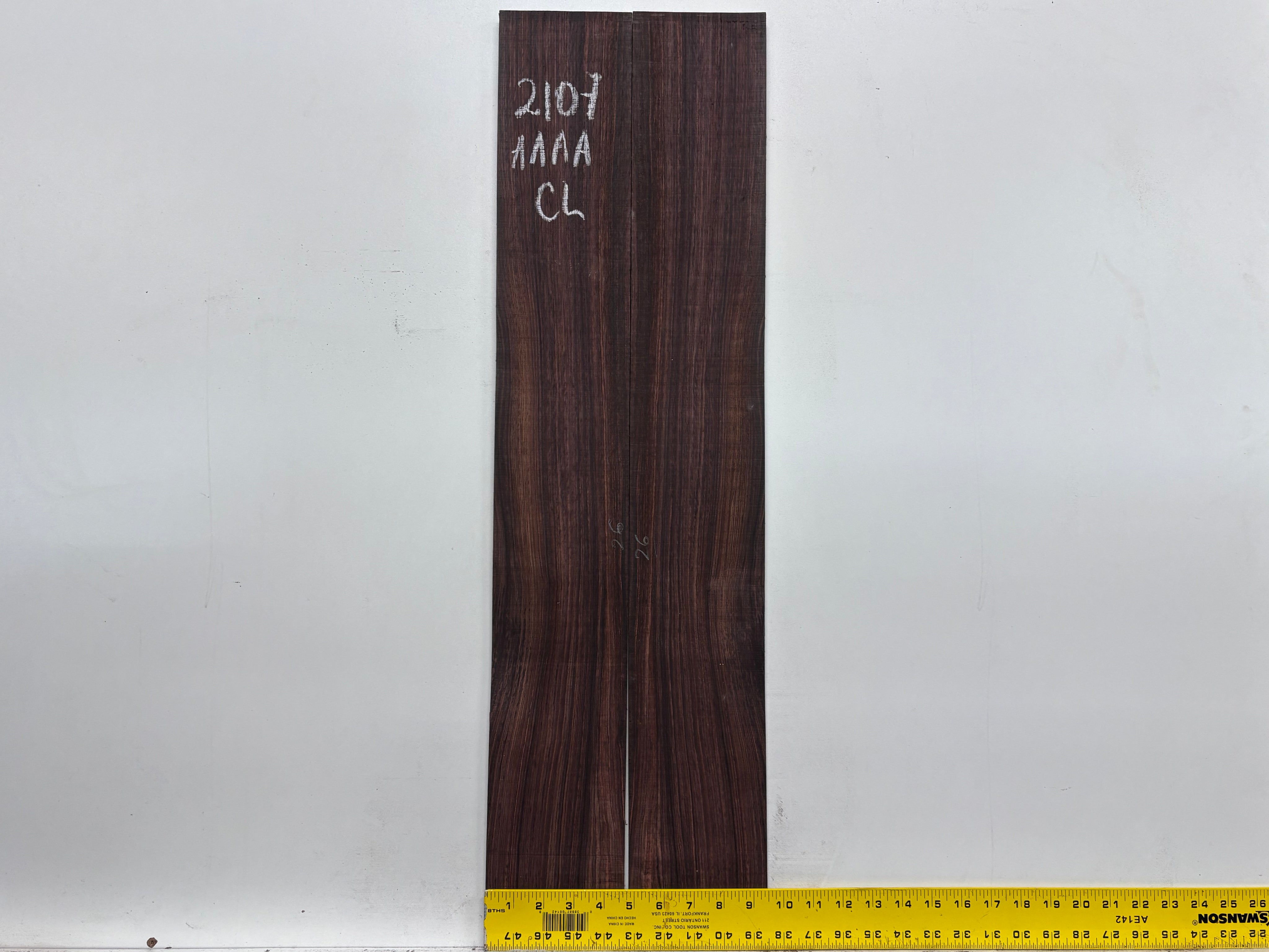 East Indian Rosewood Classical AAAA Grade Guitar Back & Side Set #2107 - Exotic Wood Zone