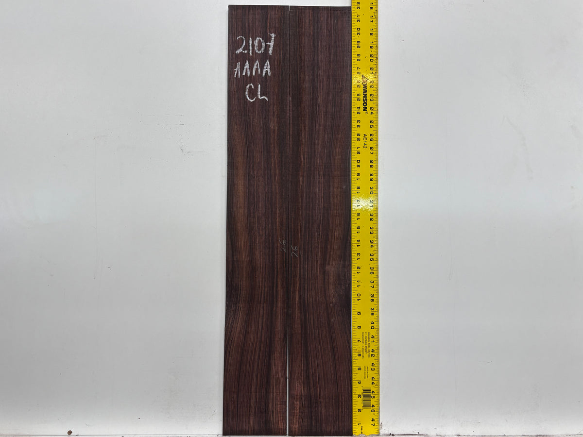 East Indian Rosewood Classical AAAA Grade Guitar Back & Side Set #2107 - Exotic Wood Zone