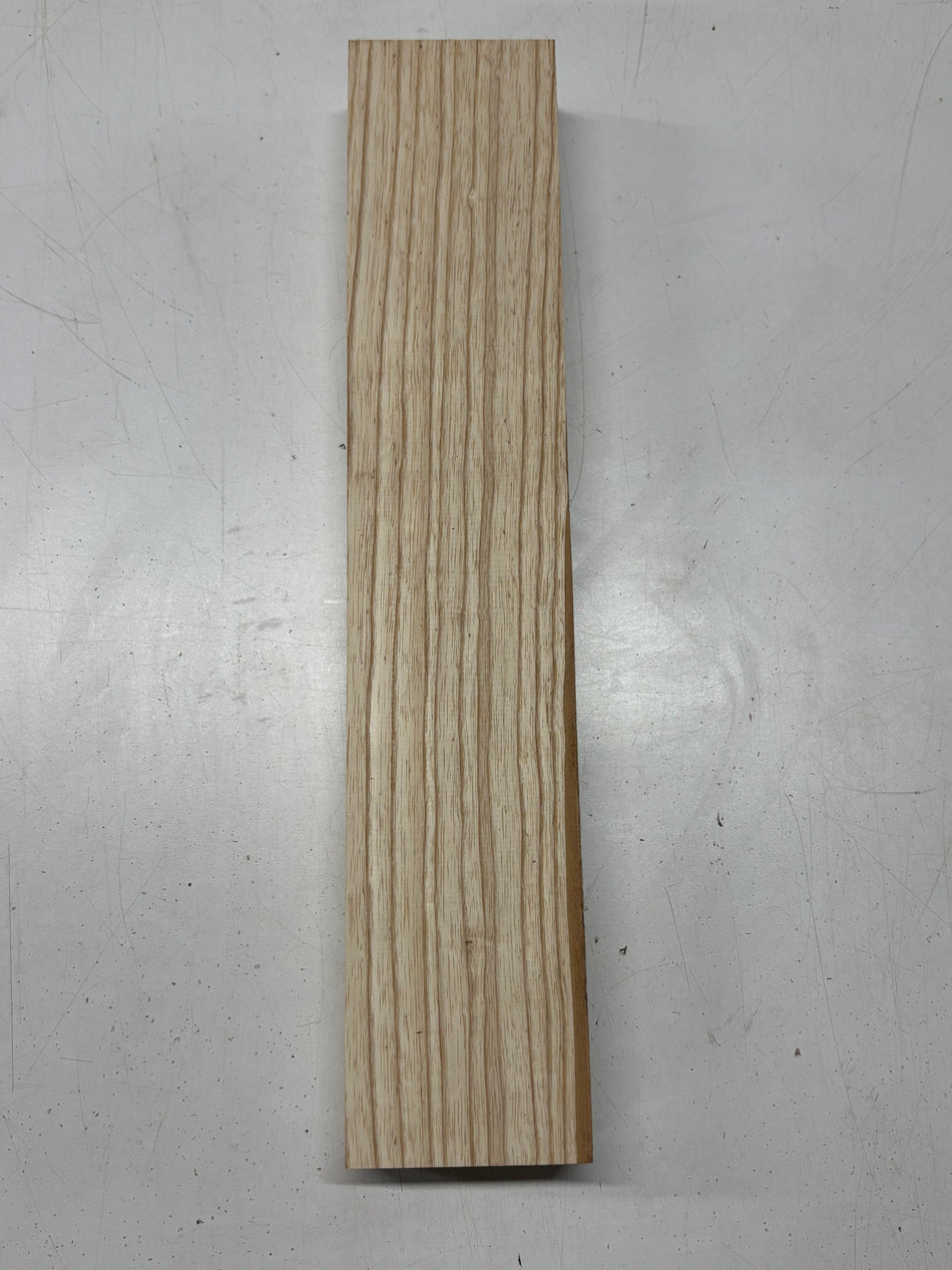 1 Piece, White Ash Lumber Board Blank  19"x3-3/4"x2"#7788 - Exotic Wood Zone