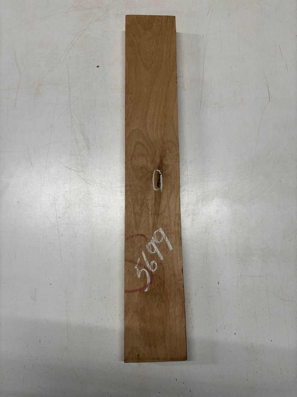 1 Piece, Red Alder Lumber Board Blank 28"x4-3/8"x1-7/8"#5699