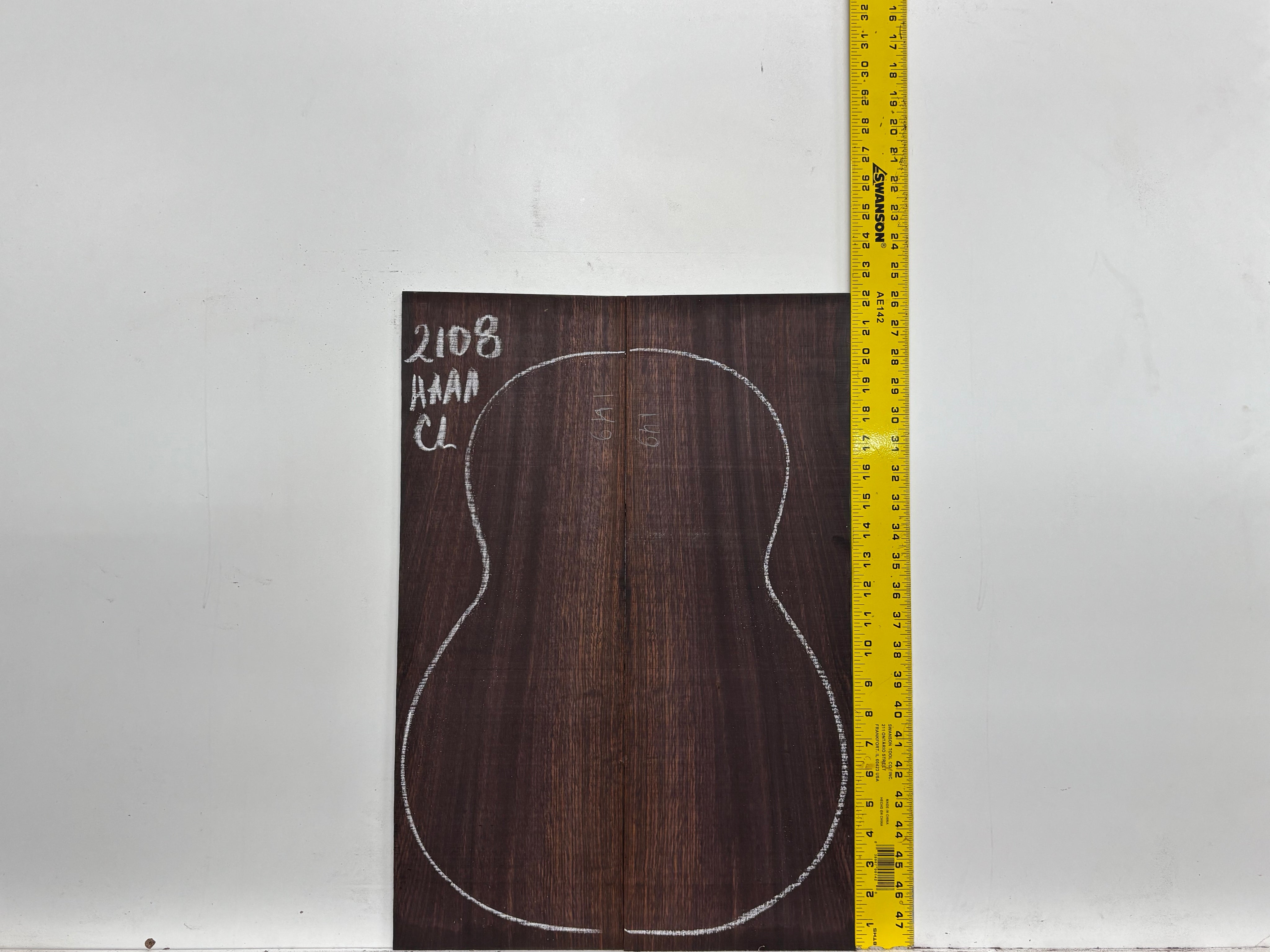 East Indian Rosewood Classical AAAA Grade Guitar Back & Side Set #2108 - Exotic Wood Zone