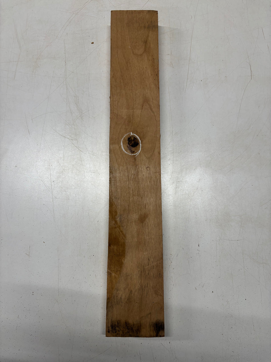 1 Piece, Red Alder Lumber Board Blank 28"x4-3/8"x1-7/8"#5699