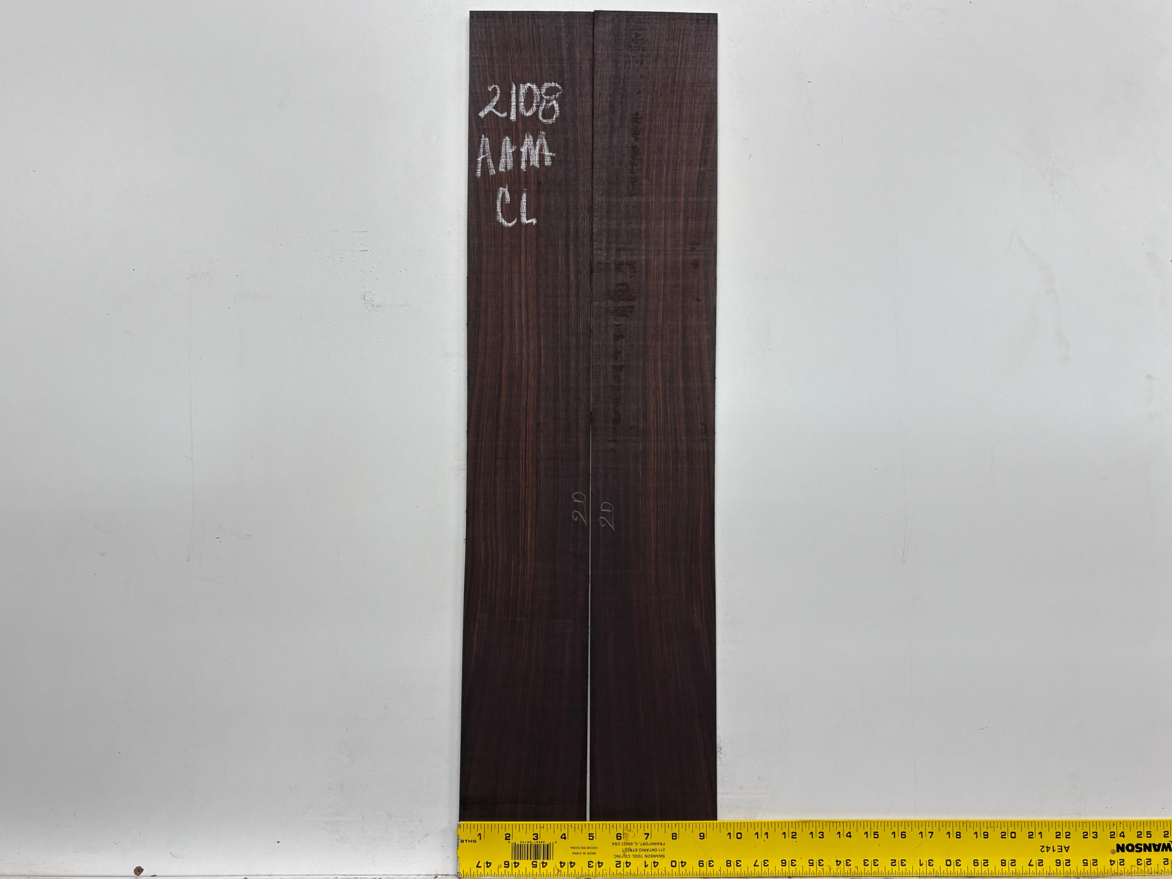 East Indian Rosewood Classical AAAA Grade Guitar Back & Side Set #2108 - Exotic Wood Zone
