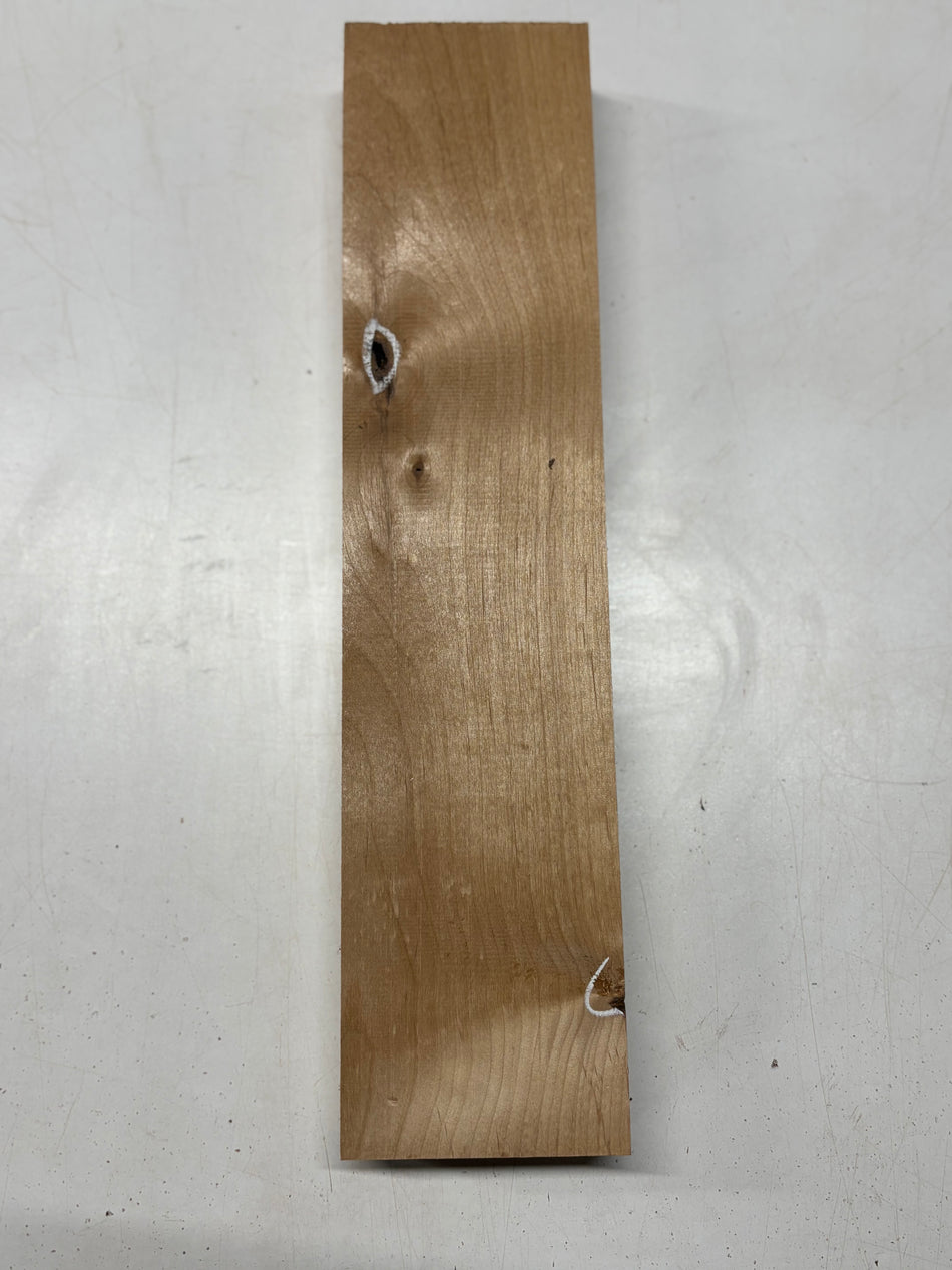 1 Piece, Red Alder Lumber Board Blank 17"x4"x1-7/8"#7789 - Exotic Wood Zone