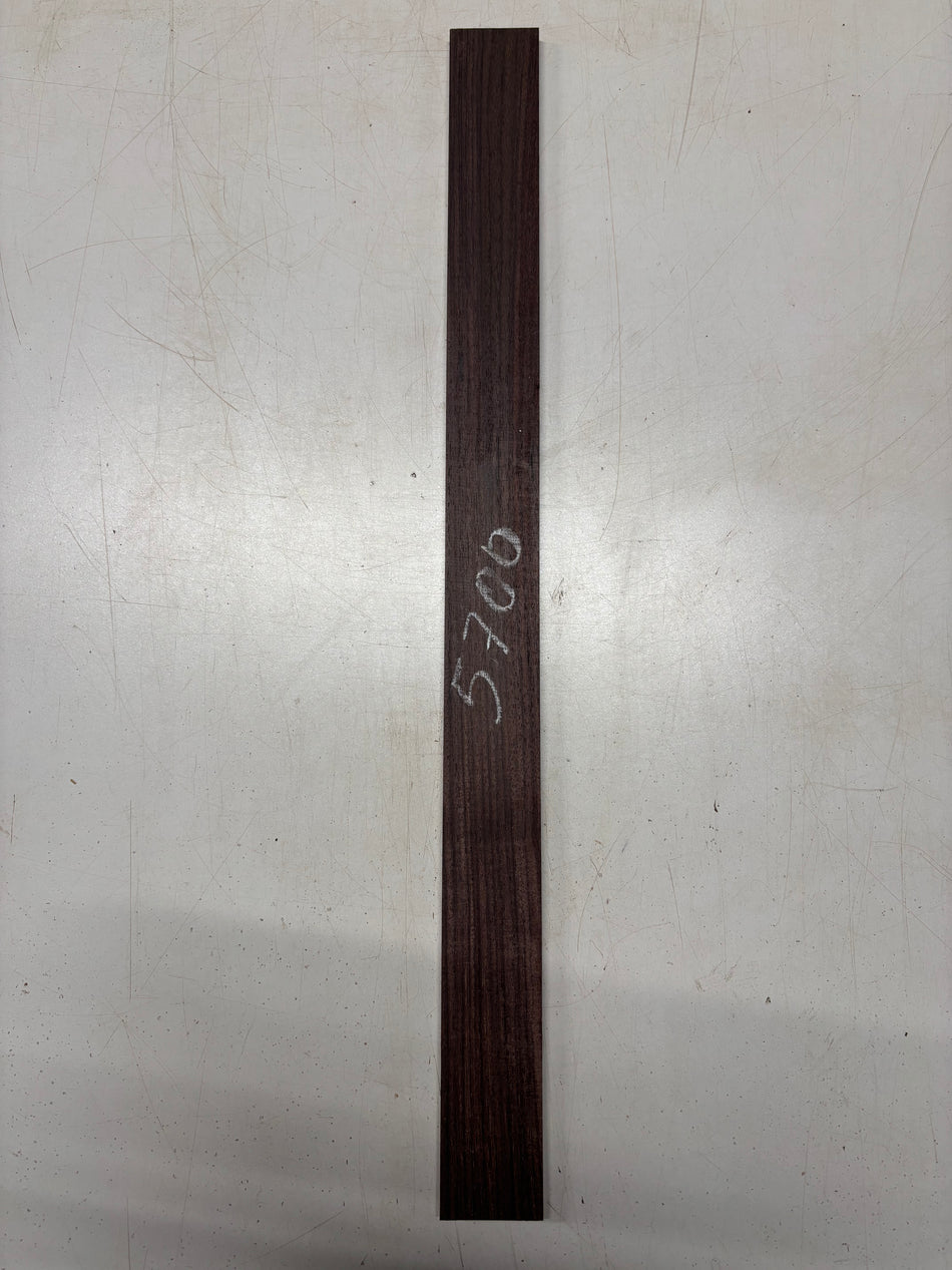 1 Piece, Indian Rosewood Fingerboard Blank 25"x2"x3/8"#5700