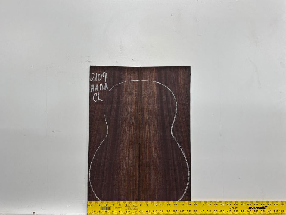 East Indian Rosewood Classical AAAA Grade Guitar Back & Side Set #2109 - Exotic Wood Zone