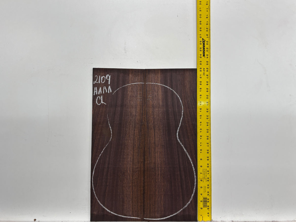 East Indian Rosewood Classical AAAA Grade Guitar Back & Side Set #2109 - Exotic Wood Zone
