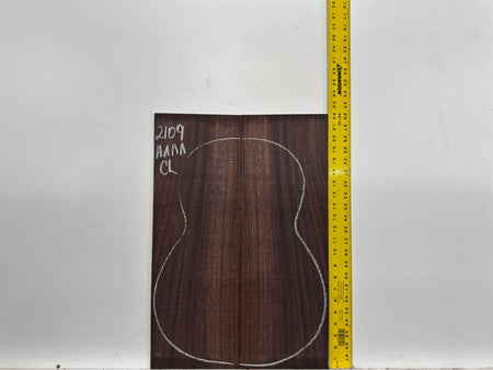 East Indian Rosewood Classical AAAA Grade Guitar Back & Side Set #2109 - Exotic Wood Zone