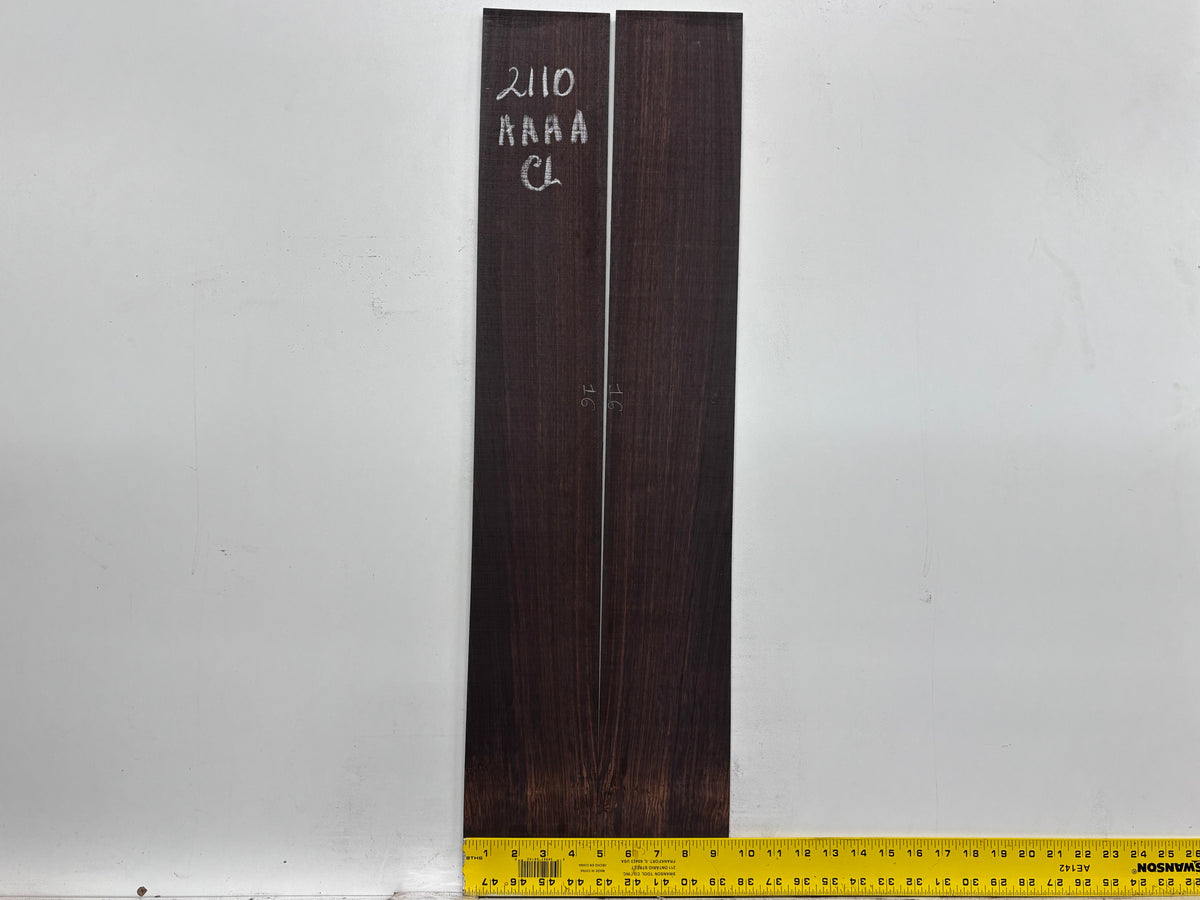 East Indian Rosewood Classical AAAA Grade Guitar Back & Side Set #2110 - Exotic Wood Zone