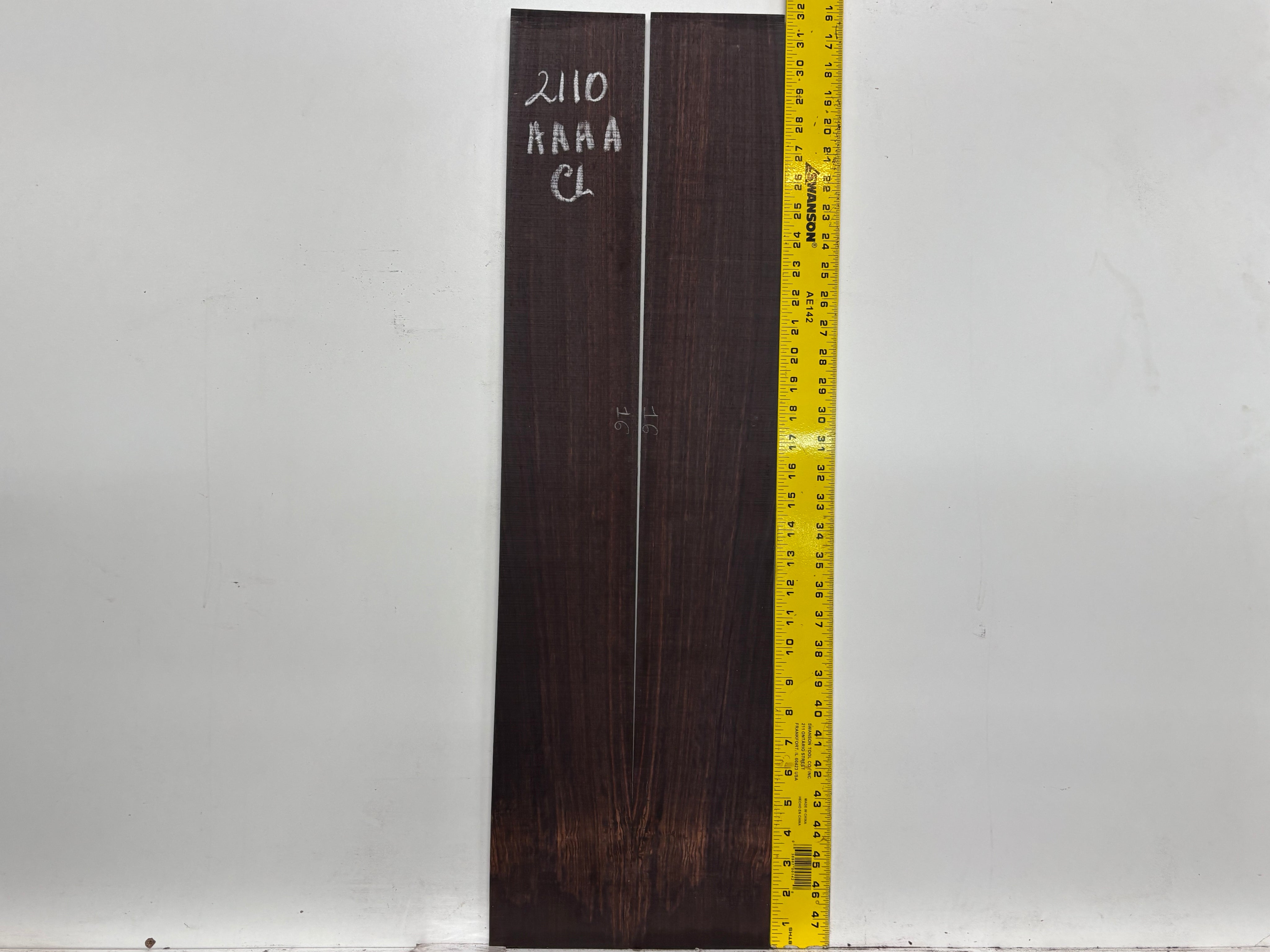 East Indian Rosewood Classical AAAA Grade Guitar Back & Side Set #2110 - Exotic Wood Zone