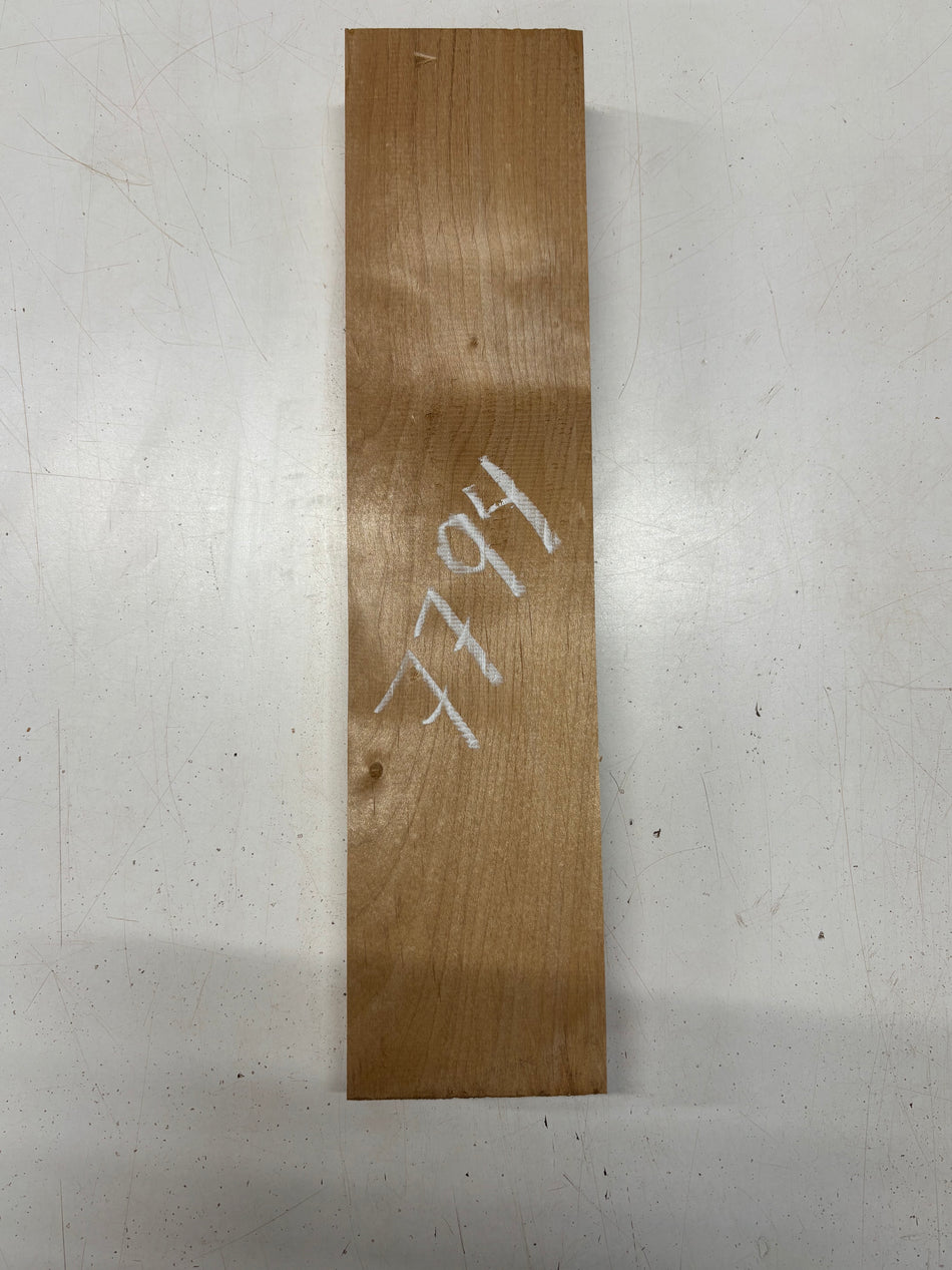1 Piece, Red Alder Lumber Board Blank 17"x4"x1-7/8"#7794 - Exotic Wood Zone