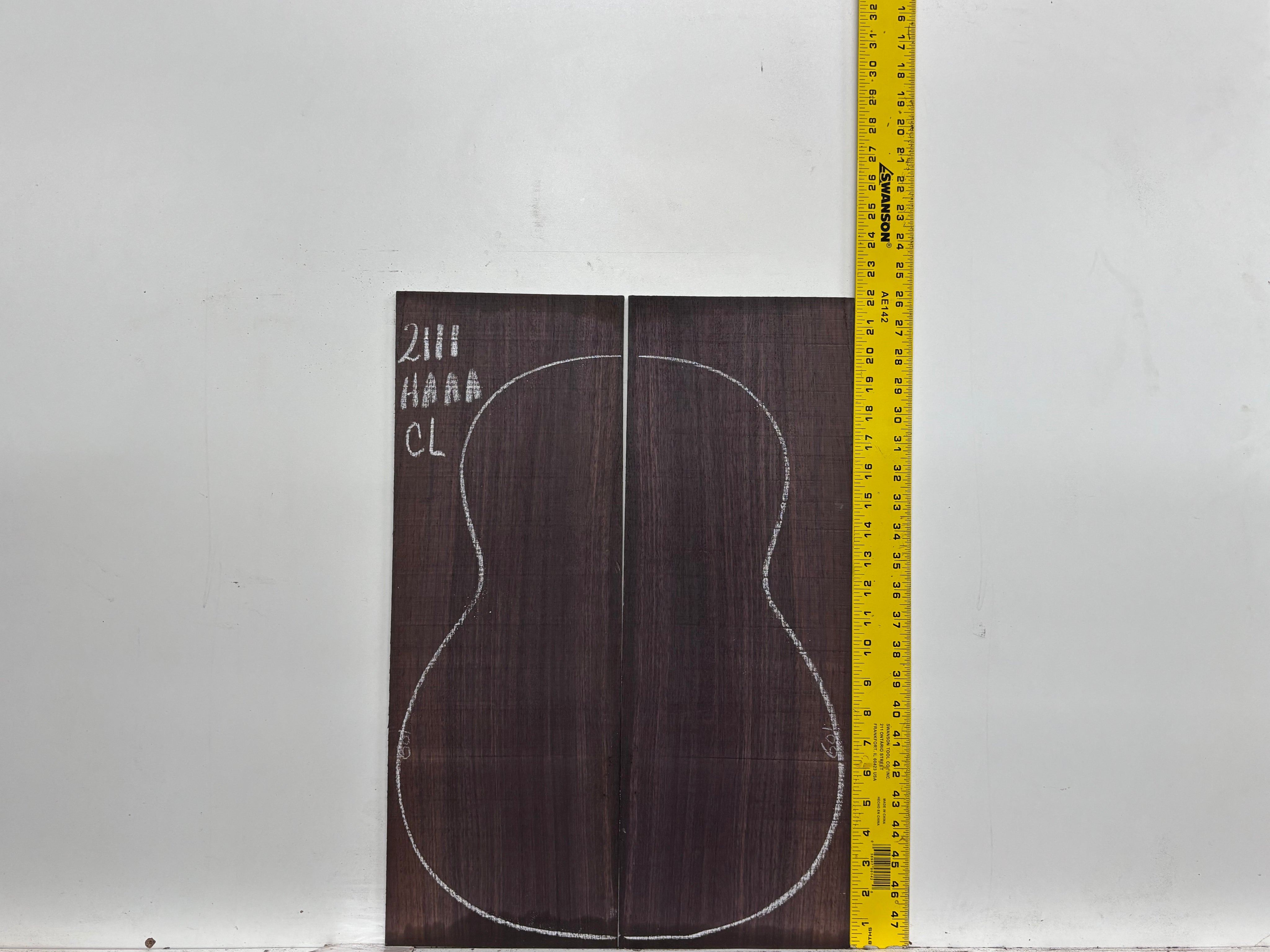 East Indian Rosewood Classical AAAA Grade Guitar Back & Side Set #2111 - Exotic Wood Zone