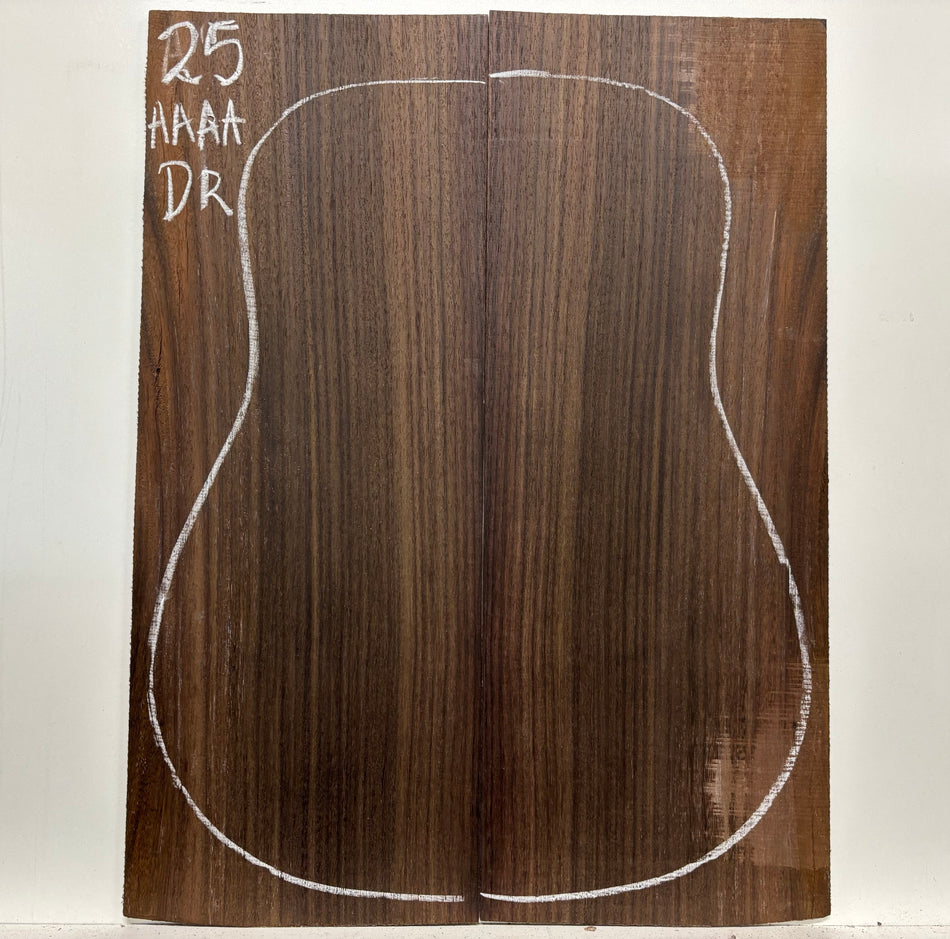 East Indian Rosewood Dreadnought AAAA Grade Guitar Back Set #25