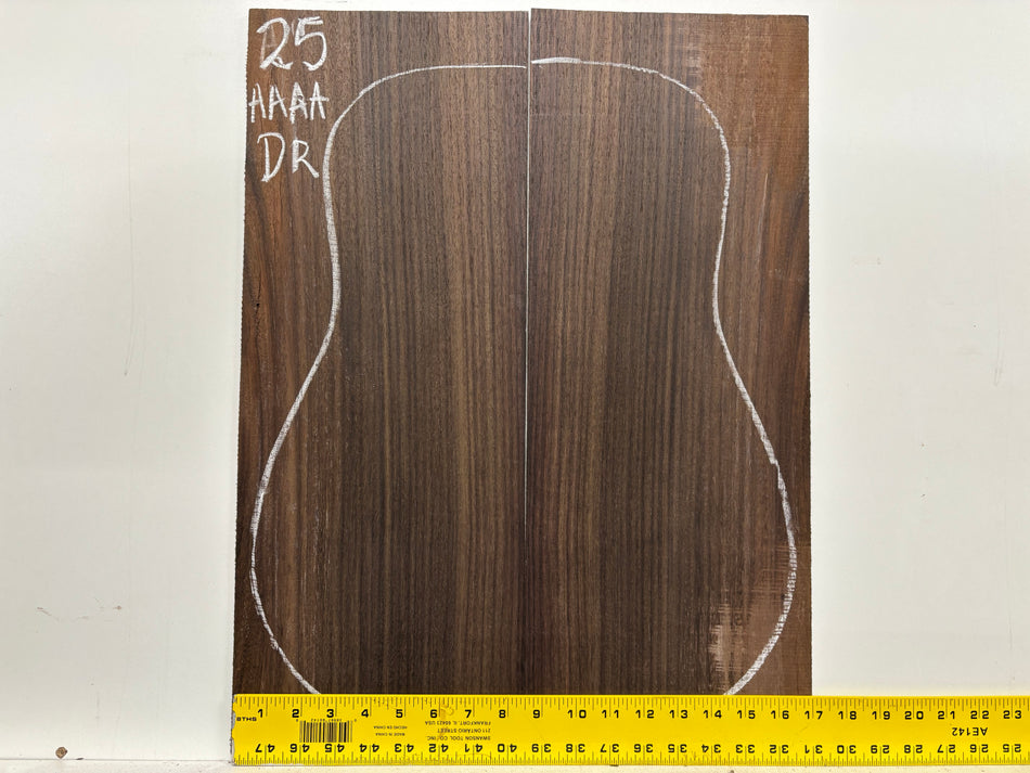 East Indian Rosewood Dreadnought AAAA Grade Guitar Back Set #25