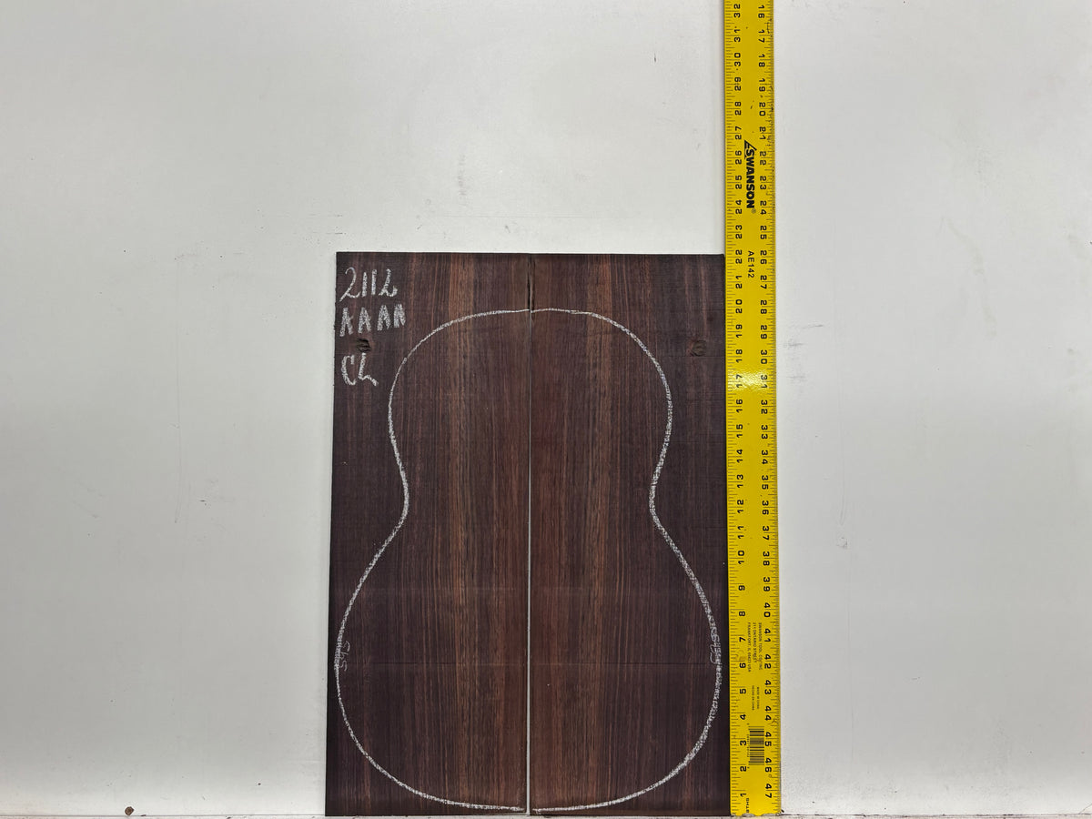East Indian Rosewood Classical AAAA Grade Guitar Back & Side Set #2112 - Exotic Wood Zone
