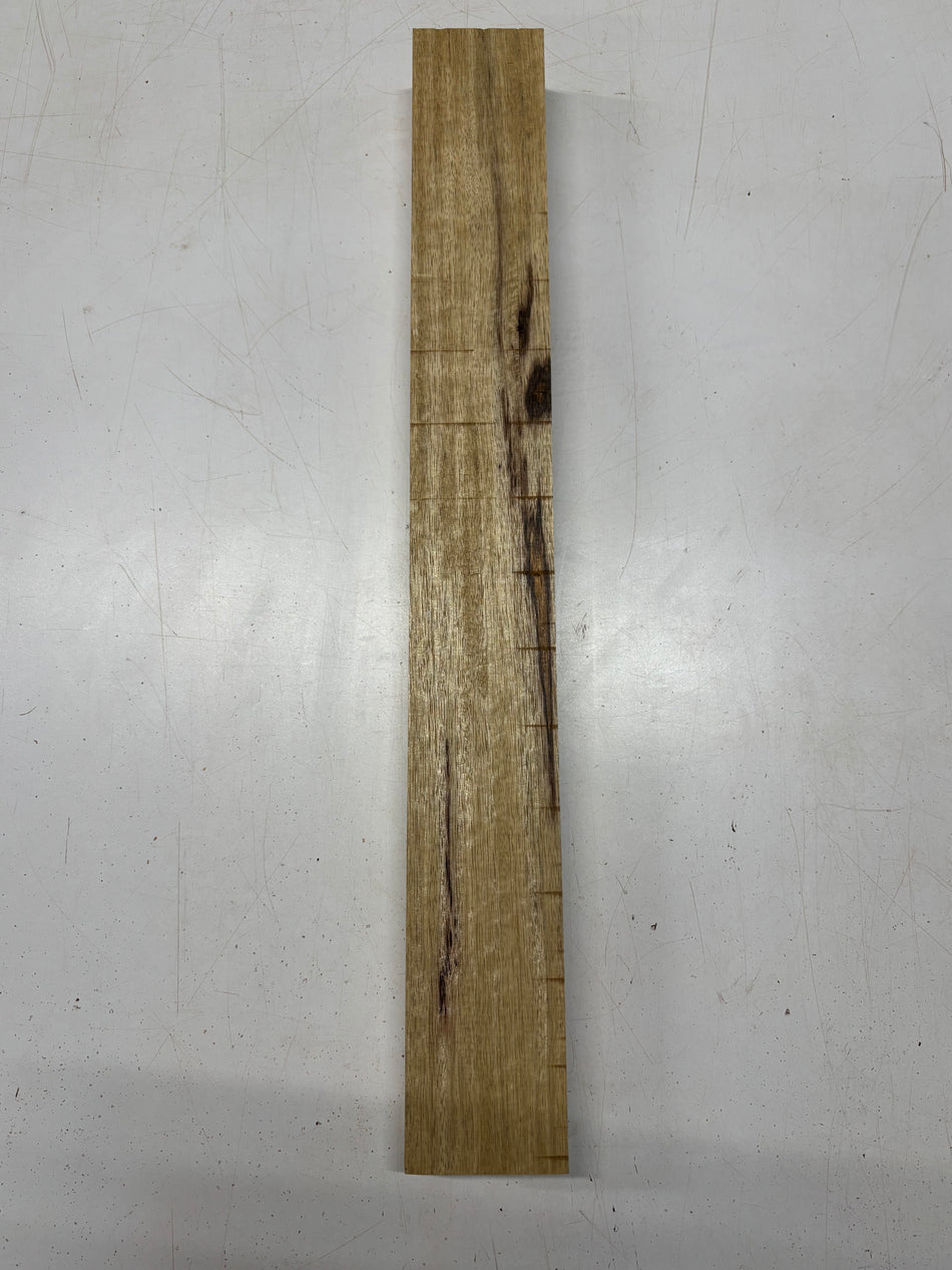 1 Piece, Black Limba Guitar Neck Blank 25"x3"x1-7/8"#7796 - Exotic Wood Zone