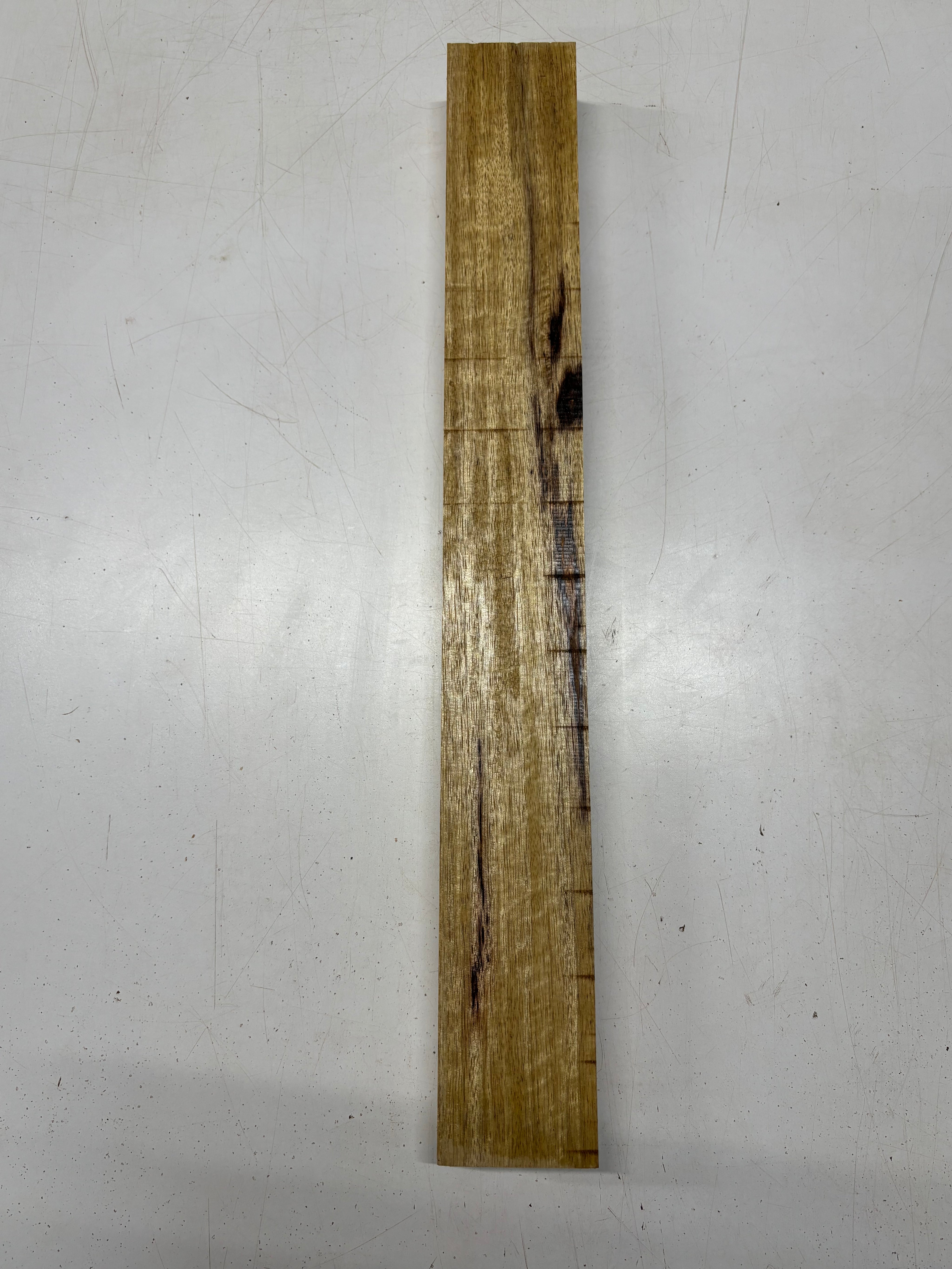 1 Piece, Black Limba Guitar Neck Blank 25"x3"x1-7/8"#7796 - Exotic Wood Zone