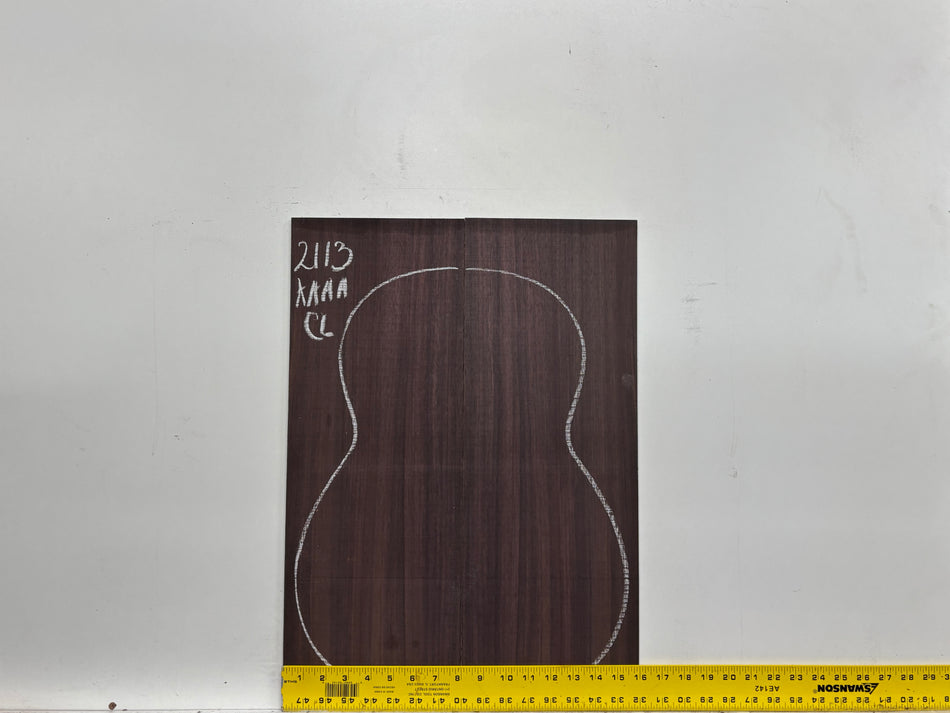 East Indian Rosewood Classical AAAA Grade Guitar Back & Side Set #2113 - Exotic Wood Zone
